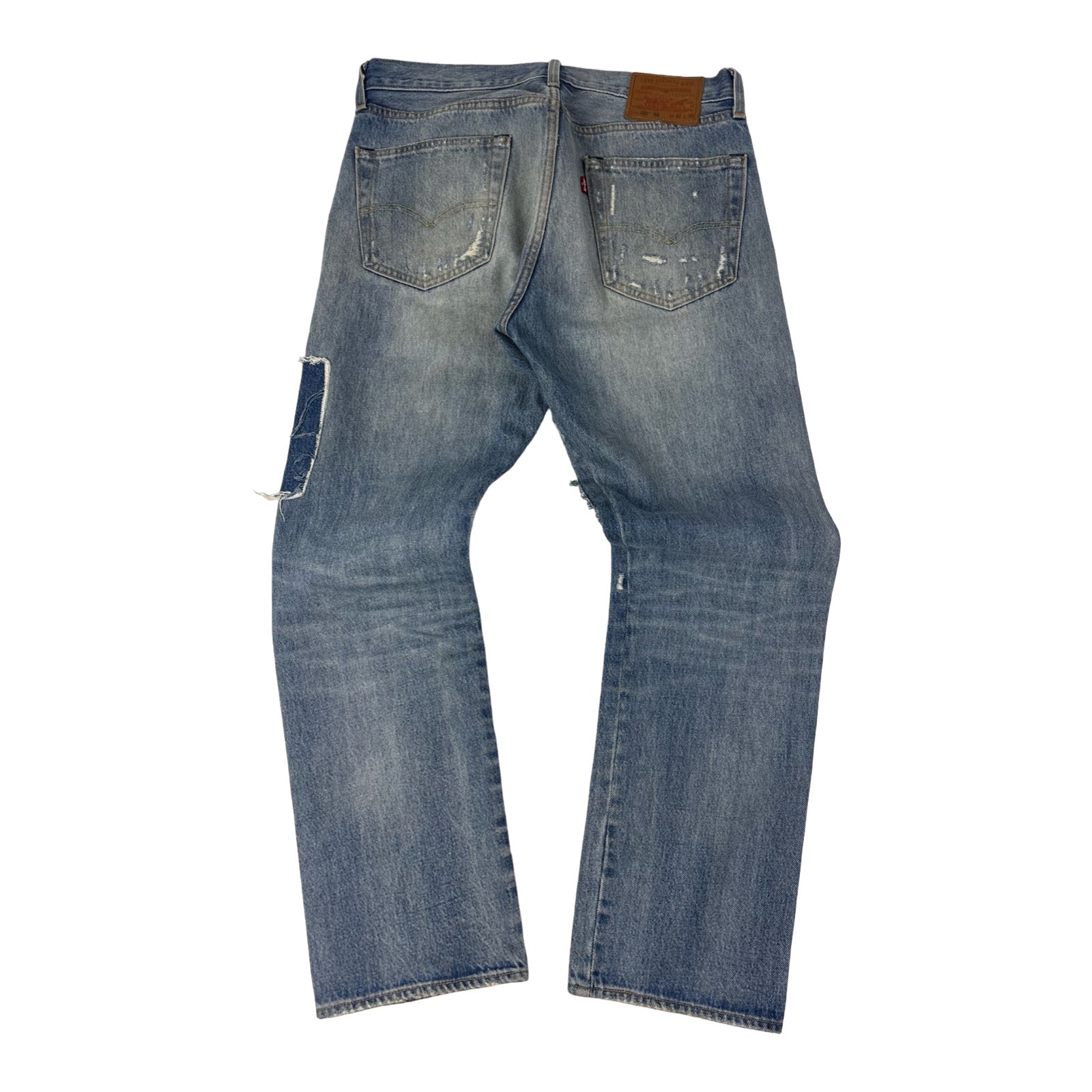 Levi’s Premium 501 Patchwork Medium Wash Jean