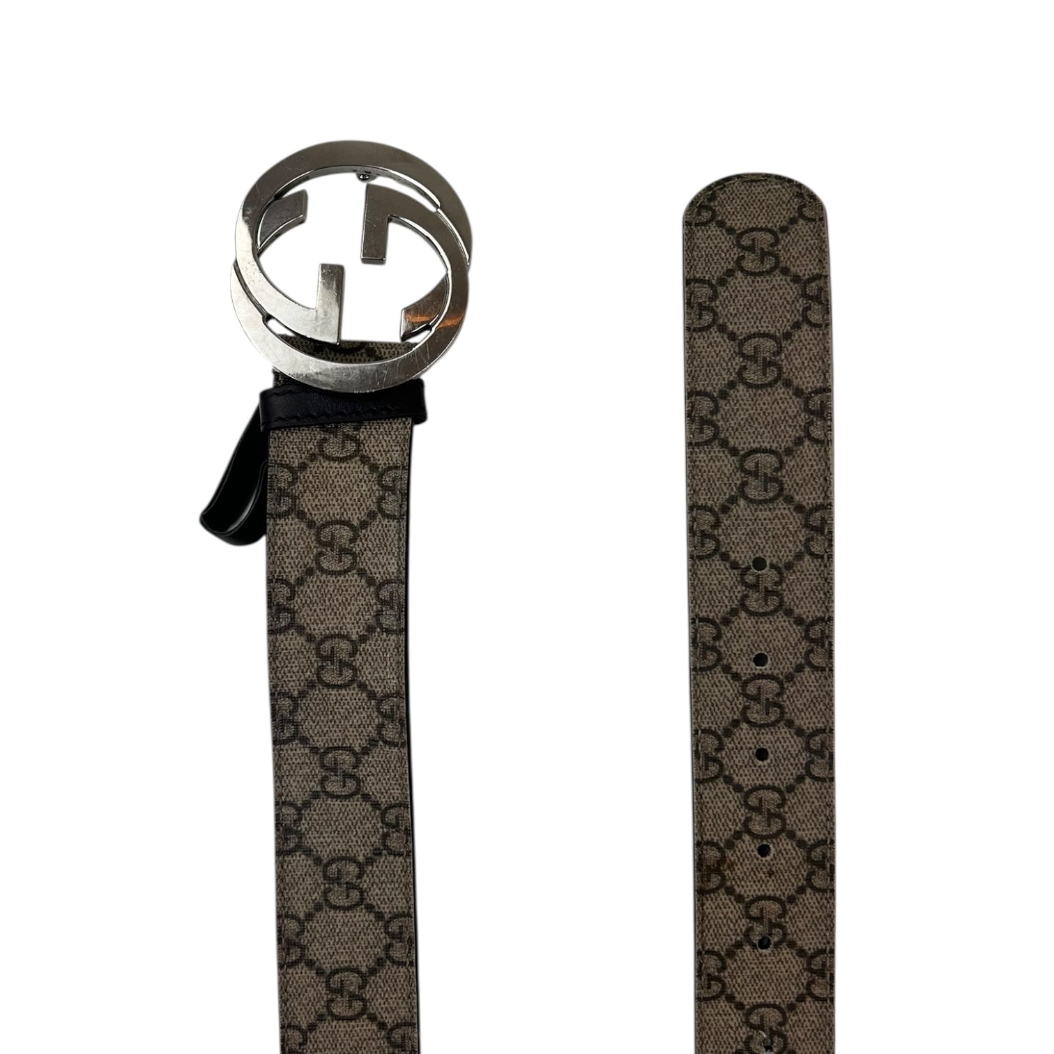 Gucci GG Supreme Belt Beige