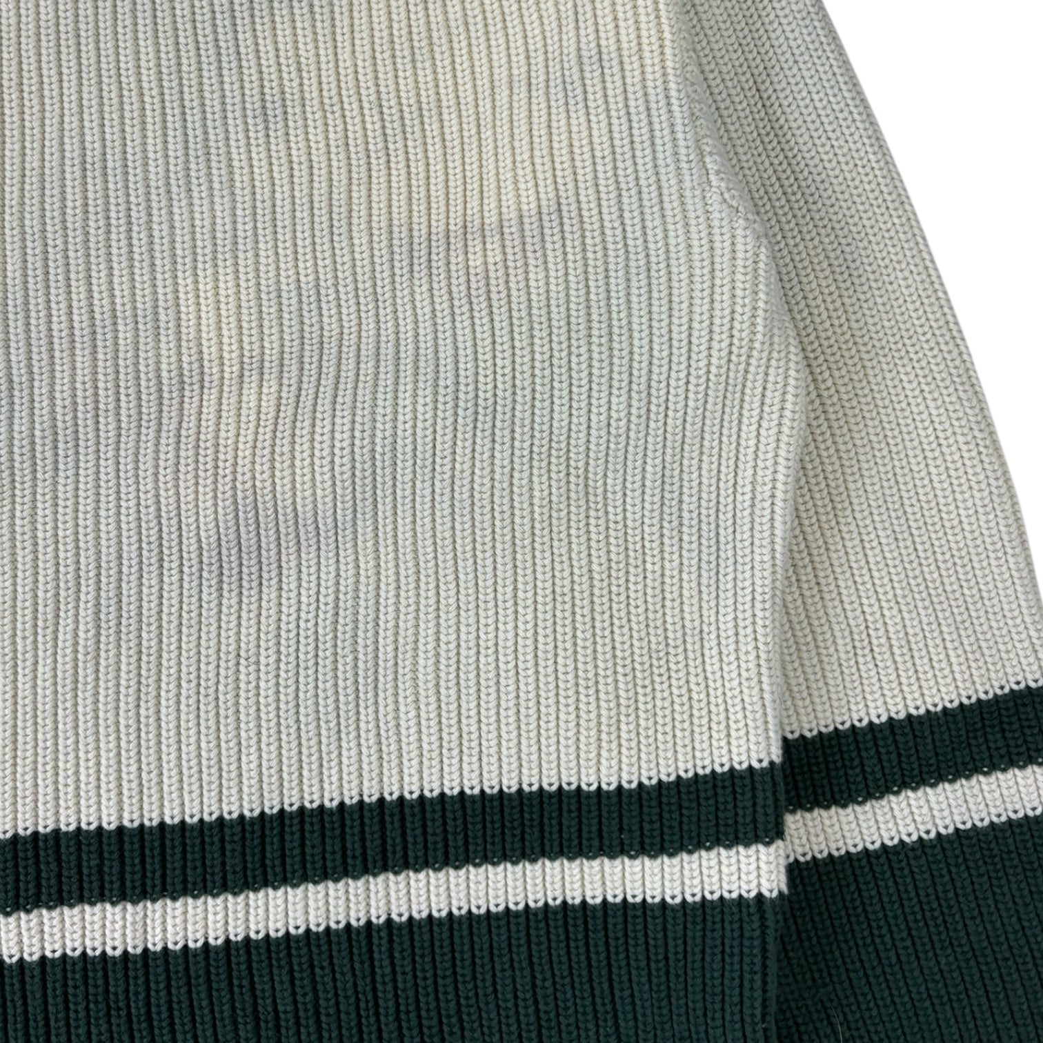 Stussy Knit Athletic Sweater Natural