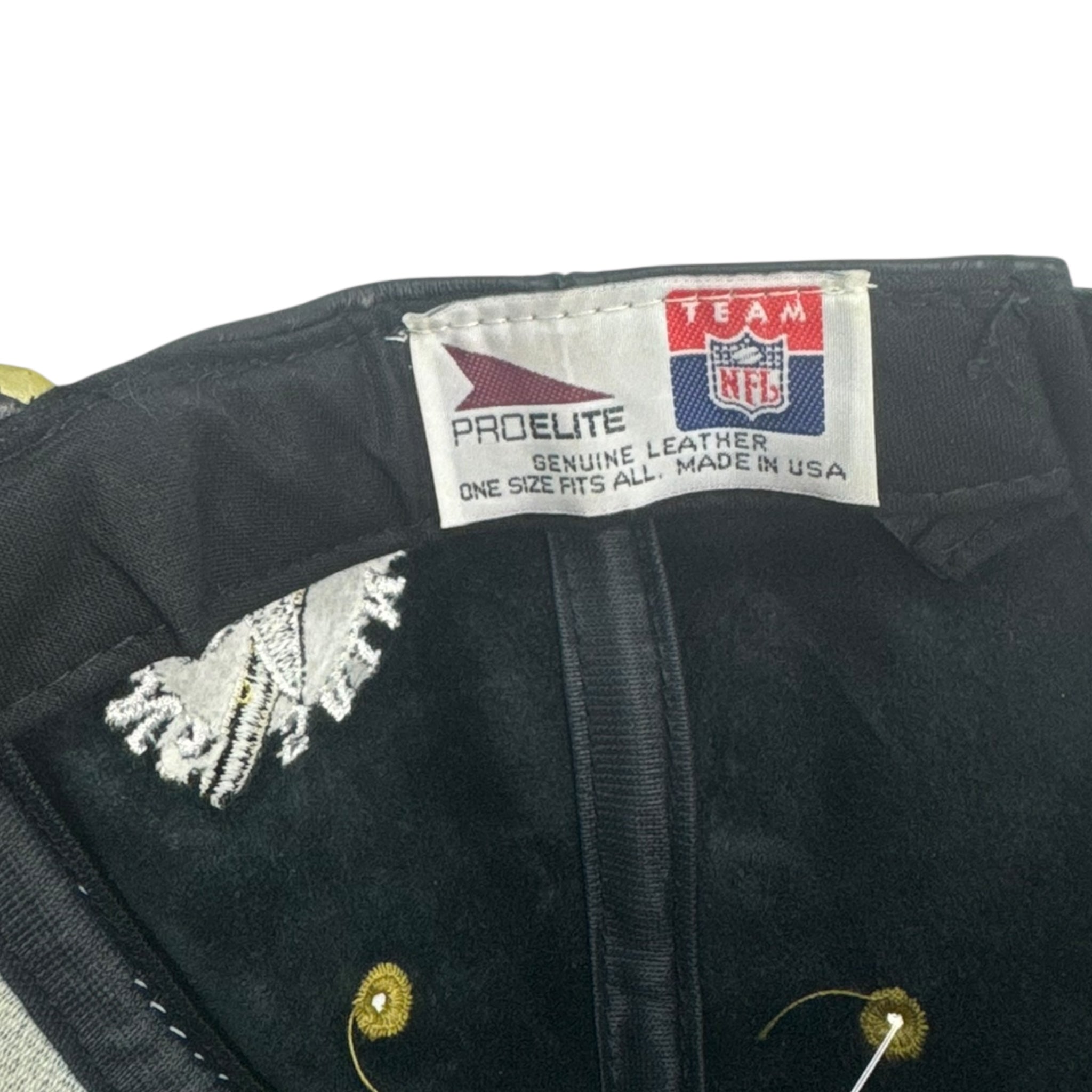 Vintage Leather New Orleans Saints NFL Hat