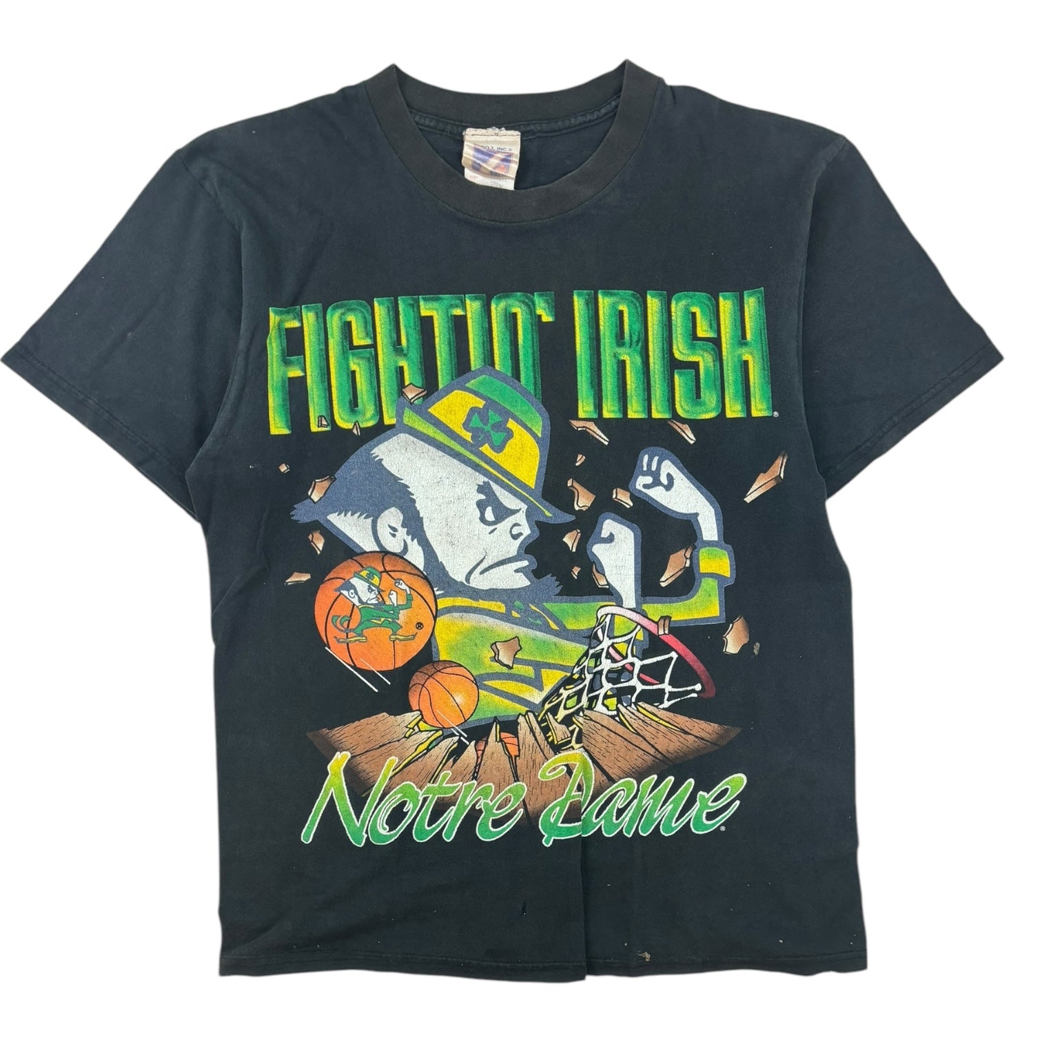 Vintage Notre Dame Fighting Irish T-Shirt Black