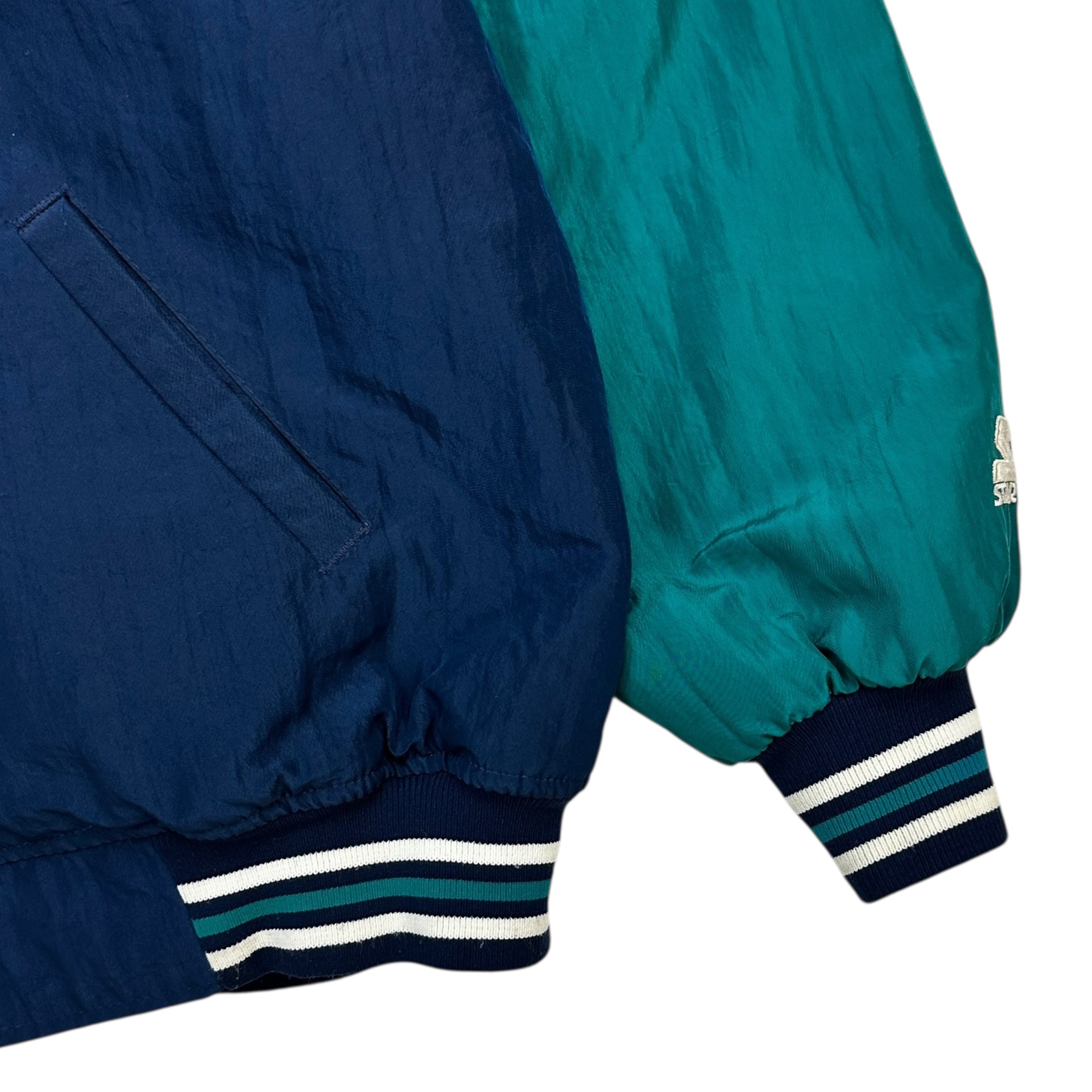 Vintage Starter Seattle Mariners Insulated Nylon Varsity Jacket