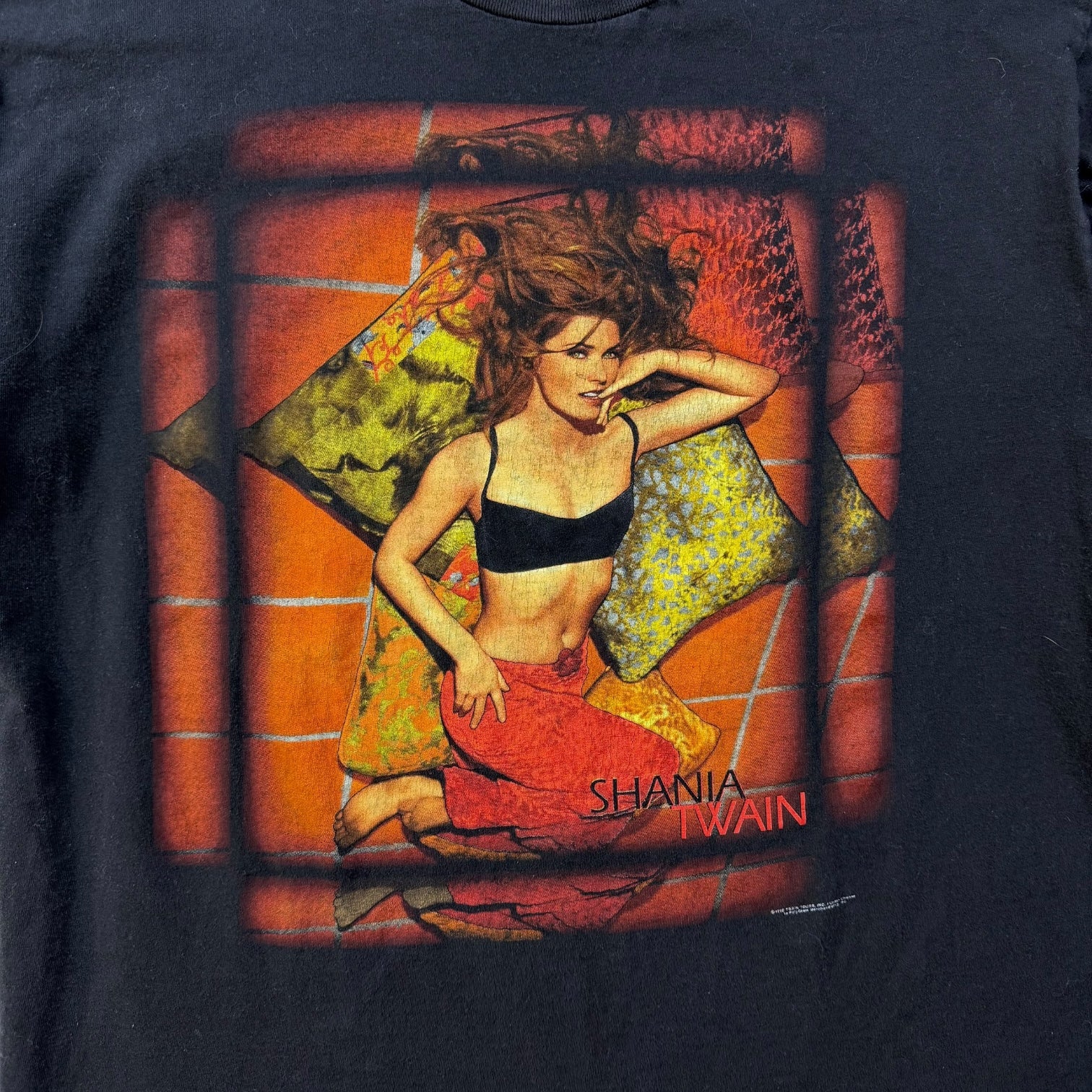 1998 Shania Twain Tour Tee Black