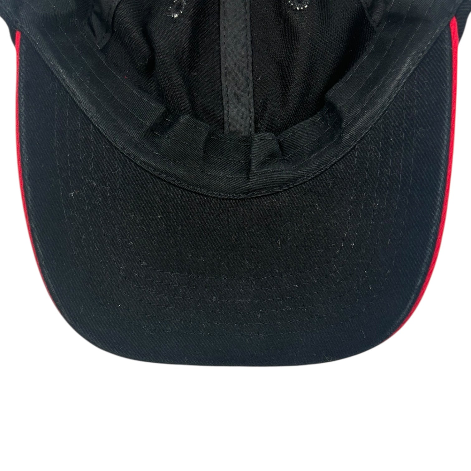 Vintage Ferrari Mini Logo StrapBack Hat Black