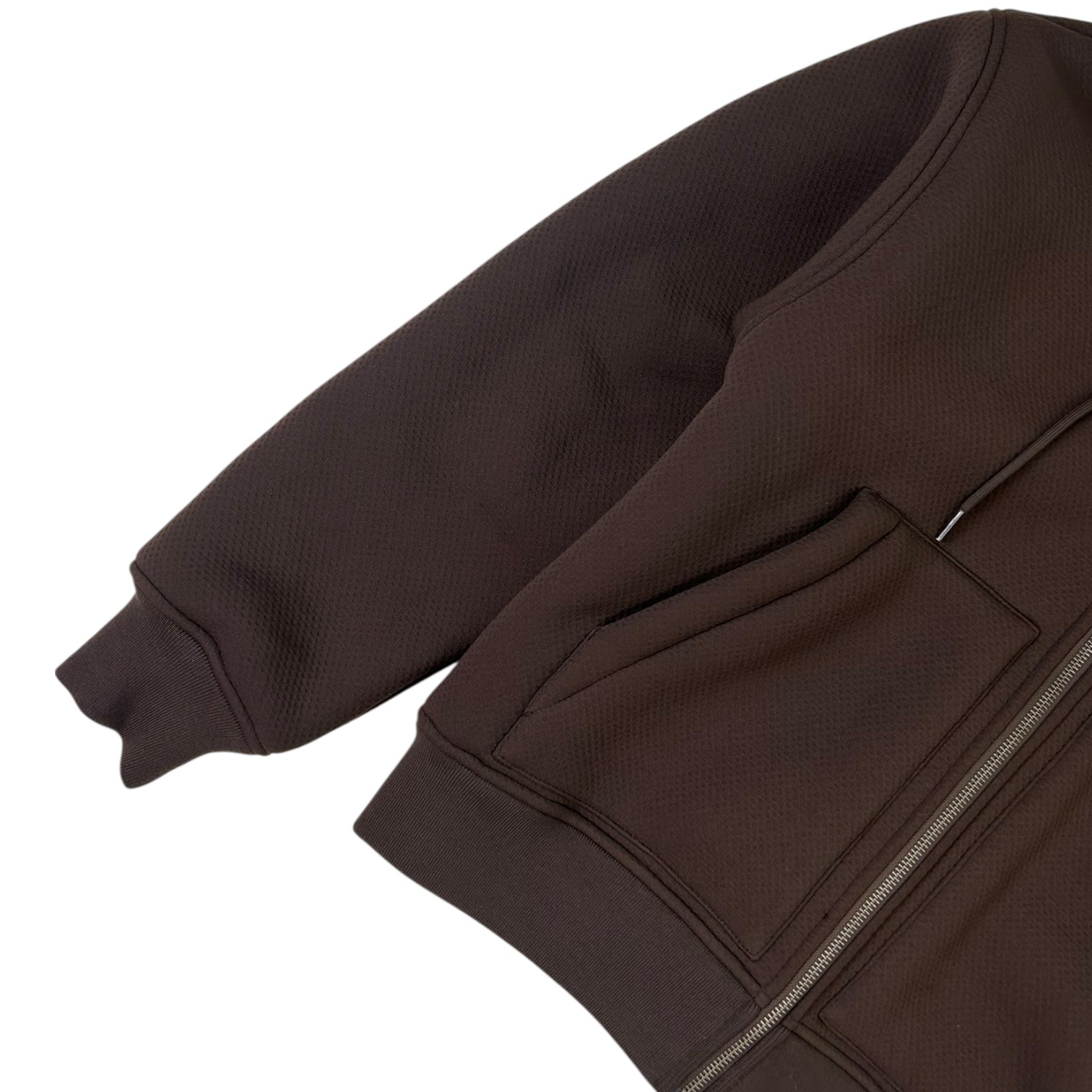 Stussy Bonded Sherpa Hoodie Brown