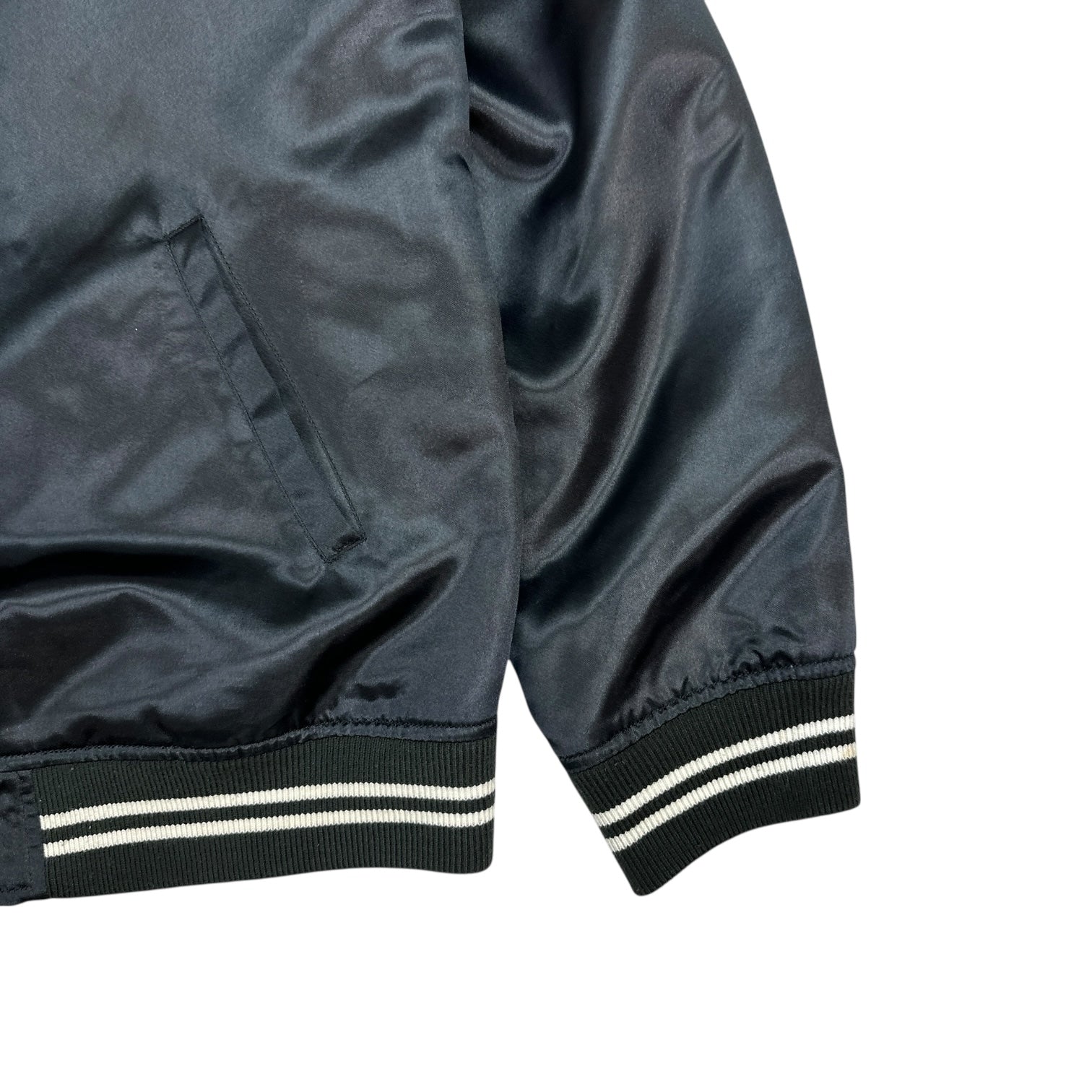 Supreme SS15 Satin Club Jacket Black