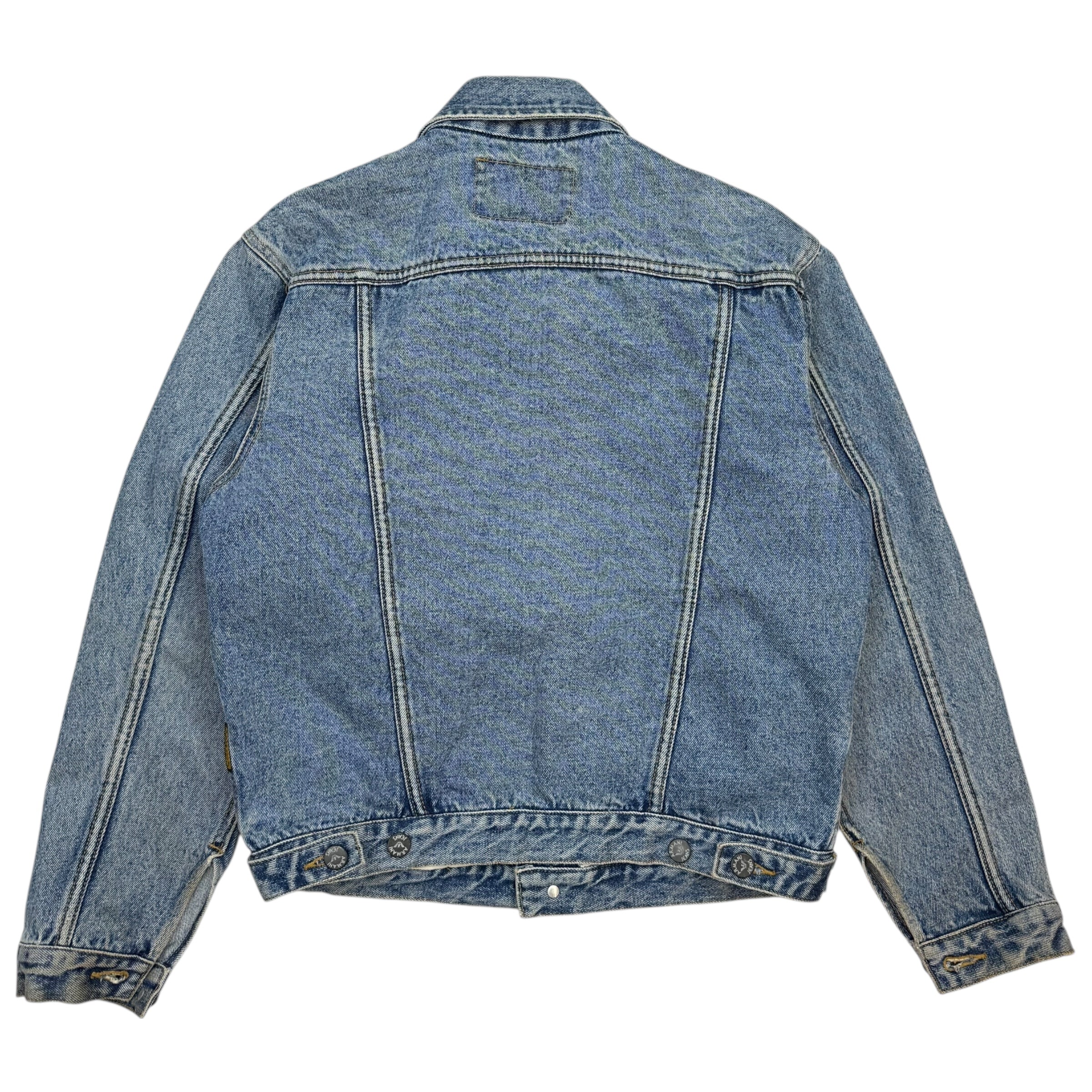 Vintage Armani Jeans Denim Jacket Light Wash