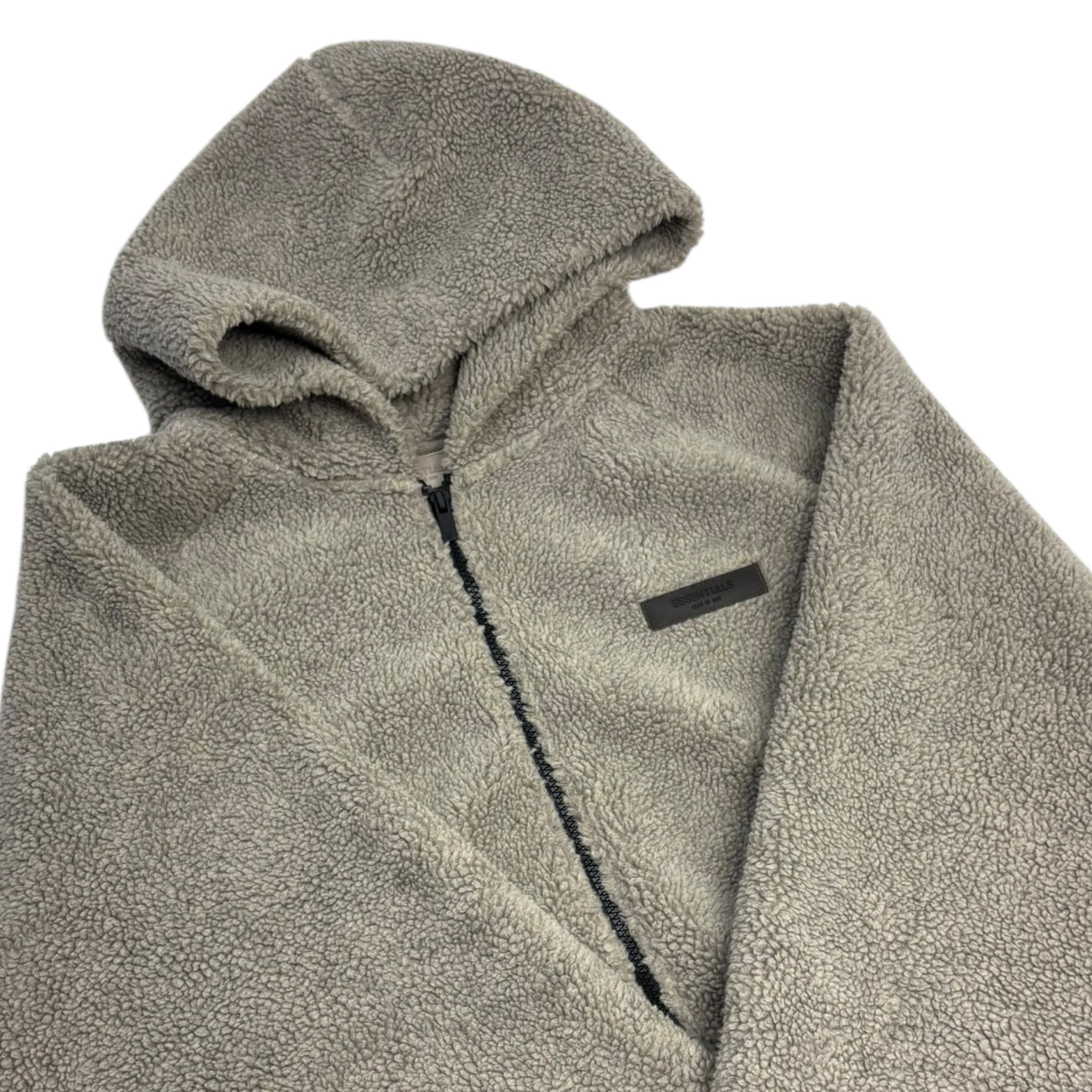 Fear Of God Essentials Sherpa Half Zip Hoodie