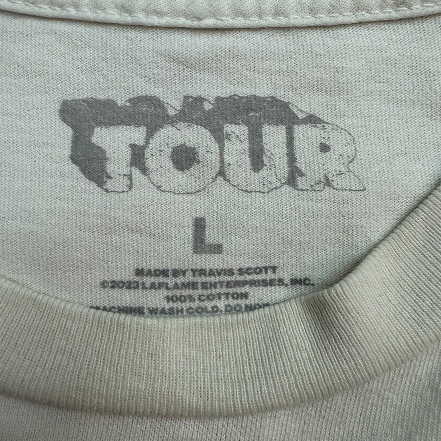 Travis Scott Circus Maximus Tour Tee White