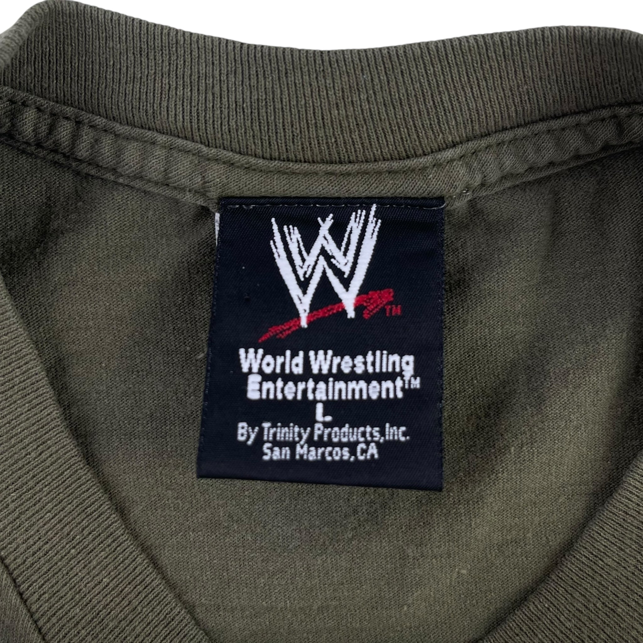 Vintage WWE Lita ‘This Time It Counts’ T-Shirt Olive