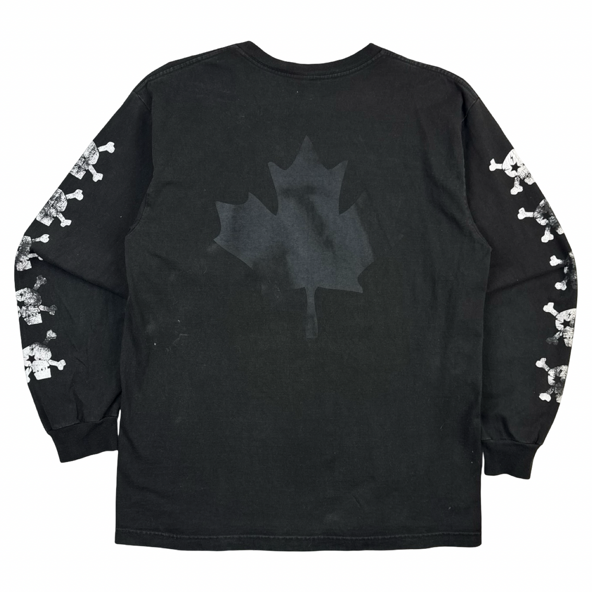 Stussy Maple Leaf Skull Sleeve Longsleeve T-Shirt