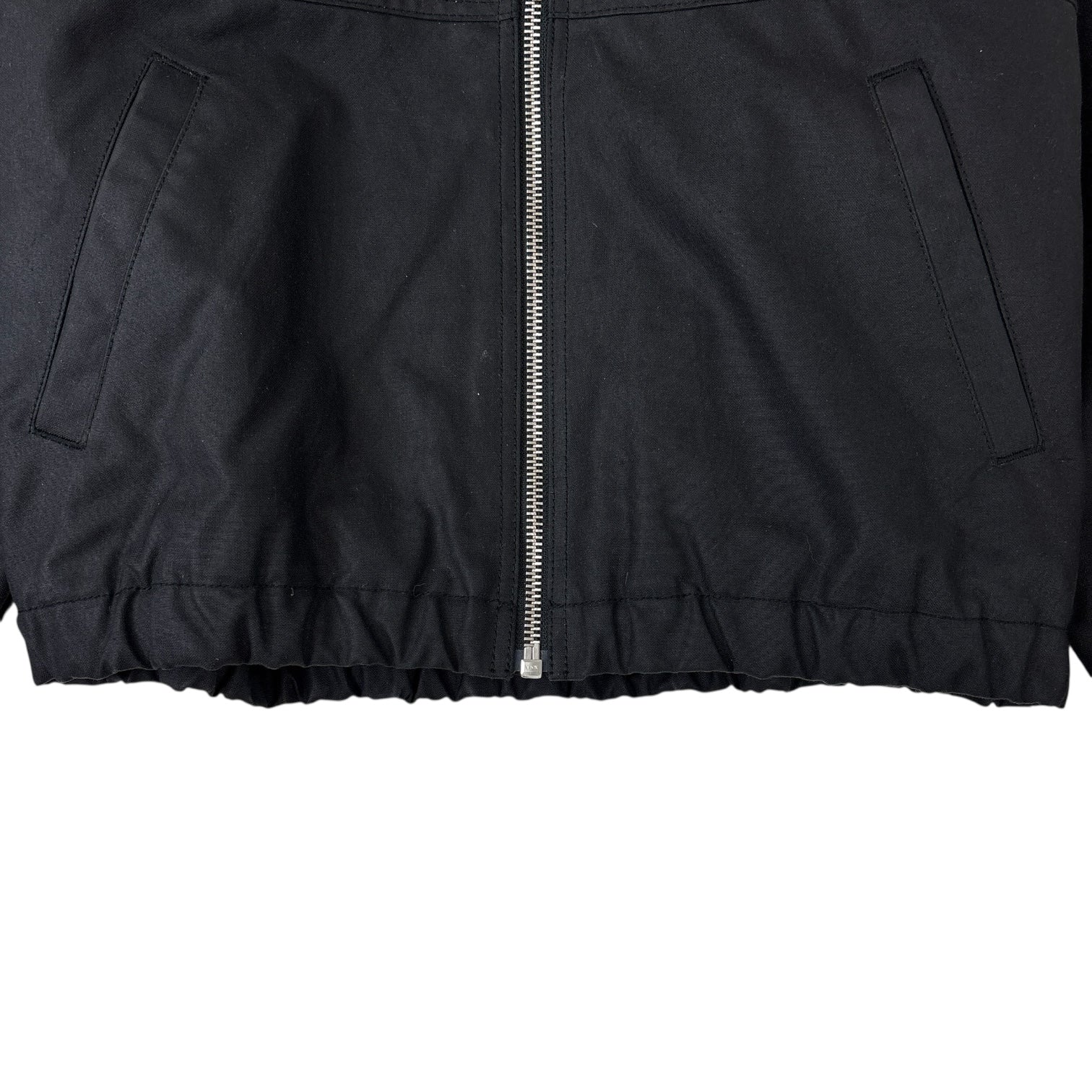 Stussy Waxed Cotton Work Jacket Black