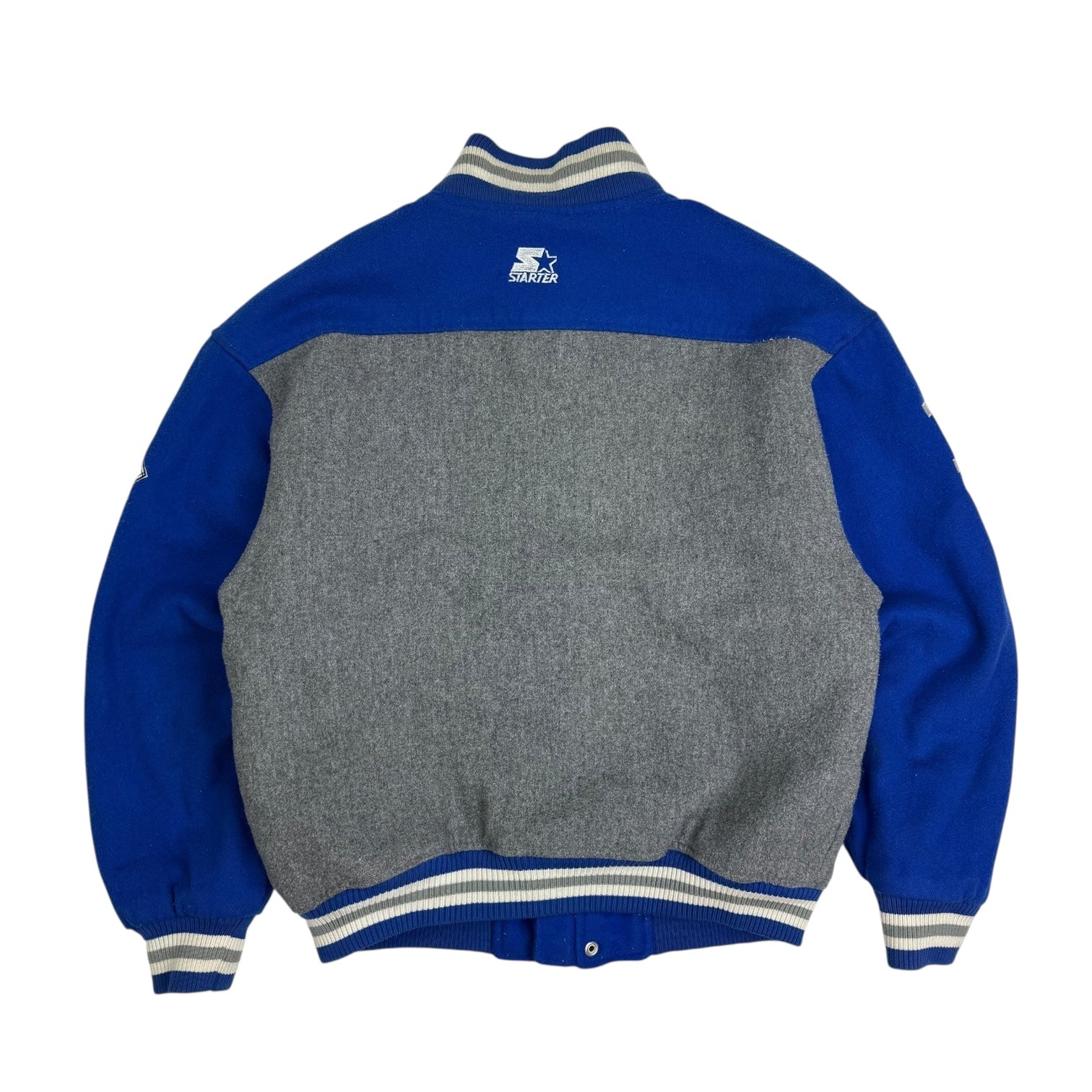 Vintage Starter Los Angeles Dodgers Wool Varsity Jacket Blue