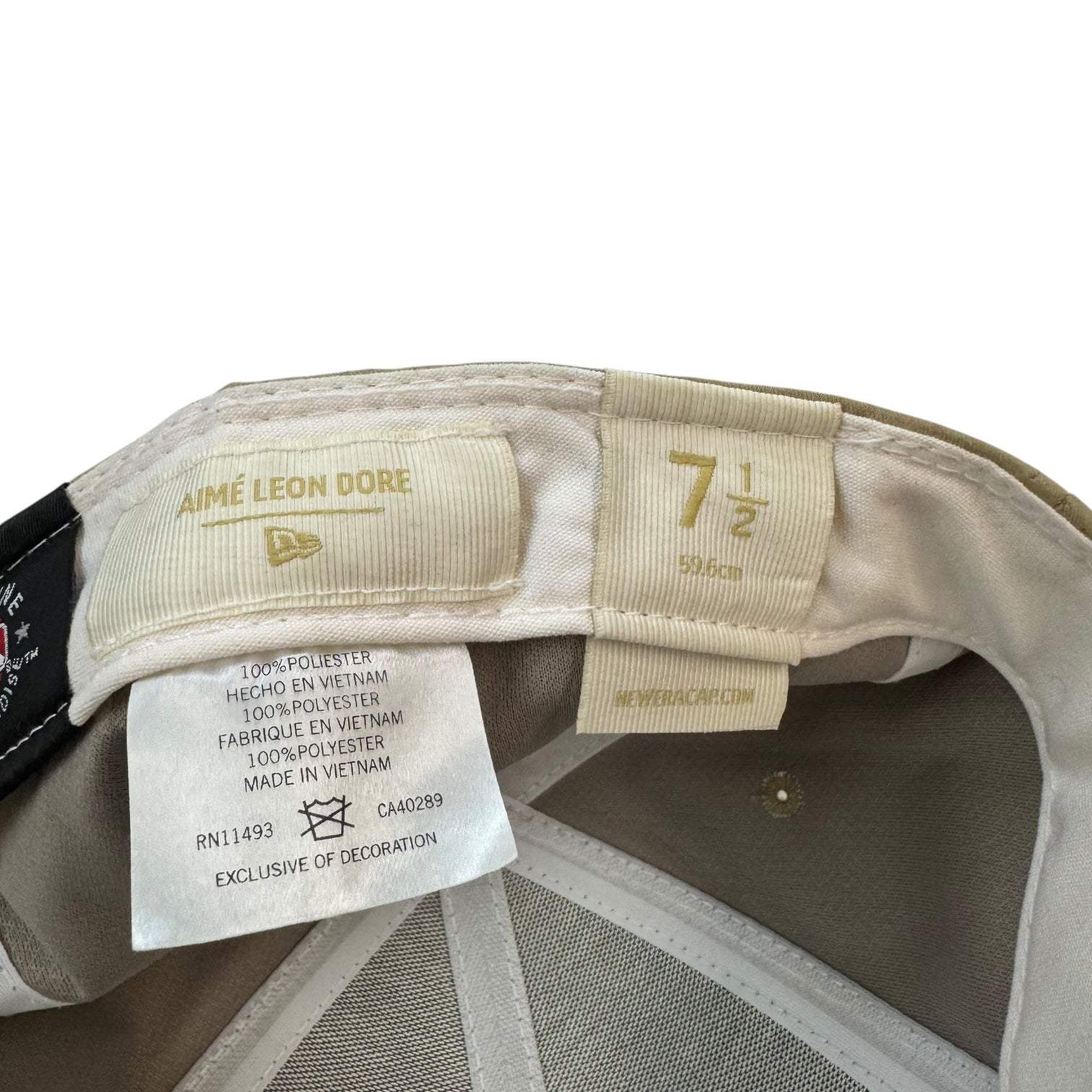 Aime Leon Dore New York Yankees Fitted Hat Tan