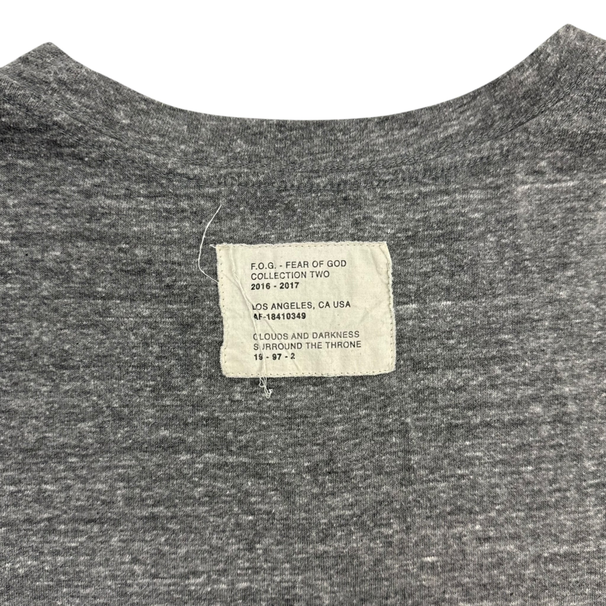 Fear of God Second Collection Inside Out T-Shirt