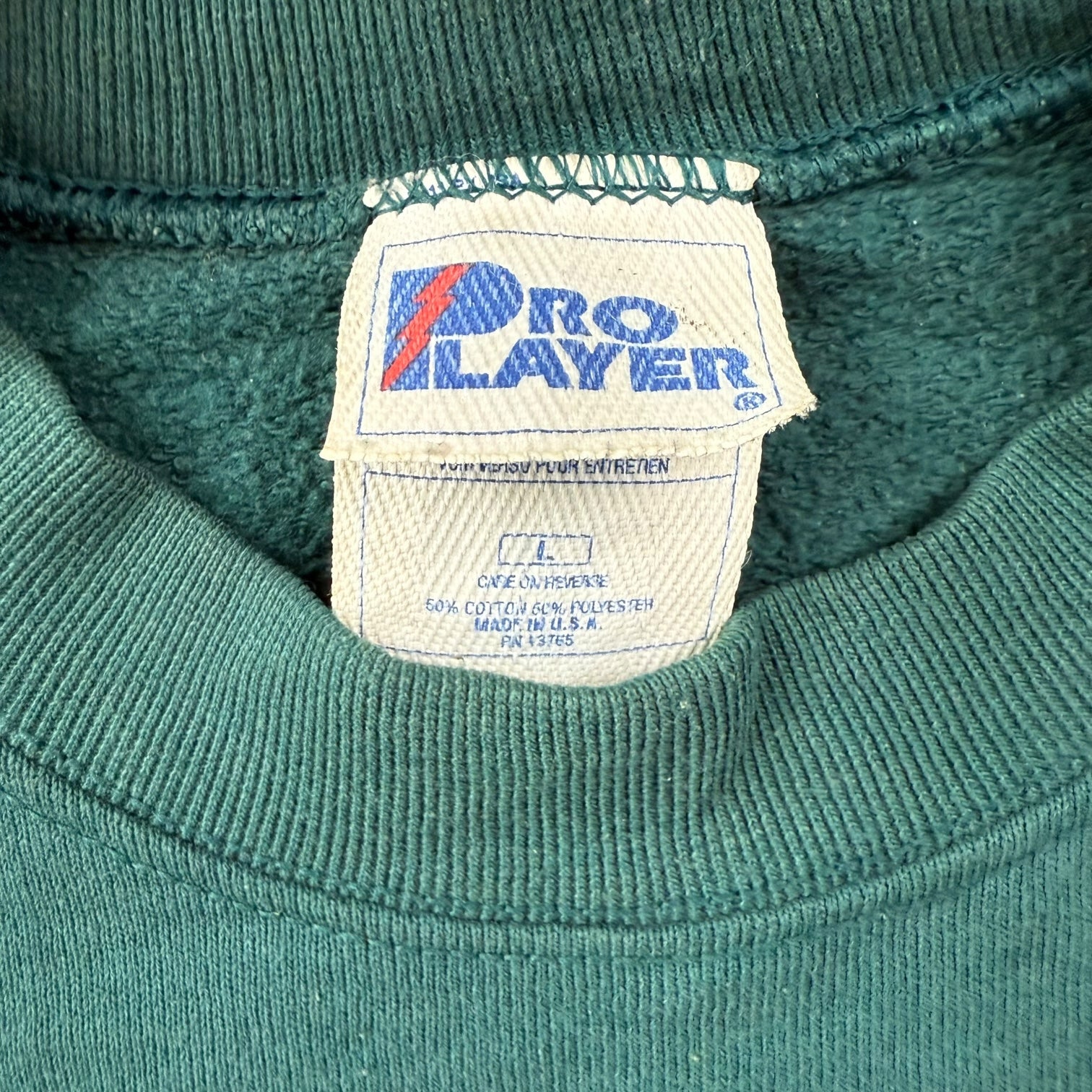 Vintage Pro Player Philadelphia Eagles Crewneck Green