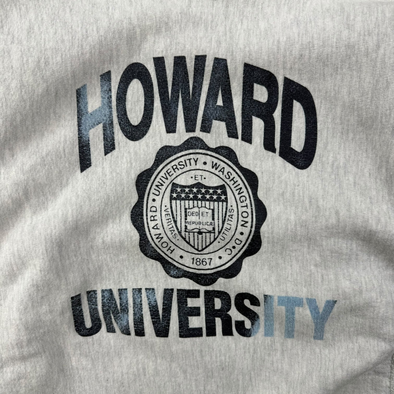 Vintage Howard University Crewneck Grey