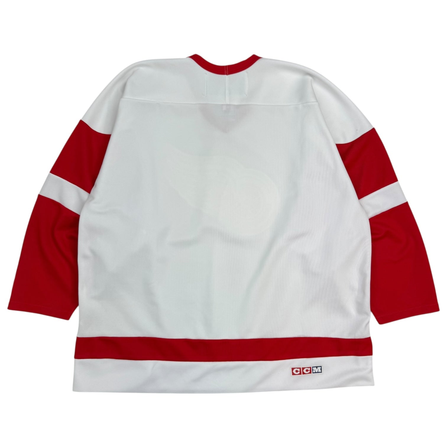 Vintage CCM Detroit Red Wings Away Jersey White/Red