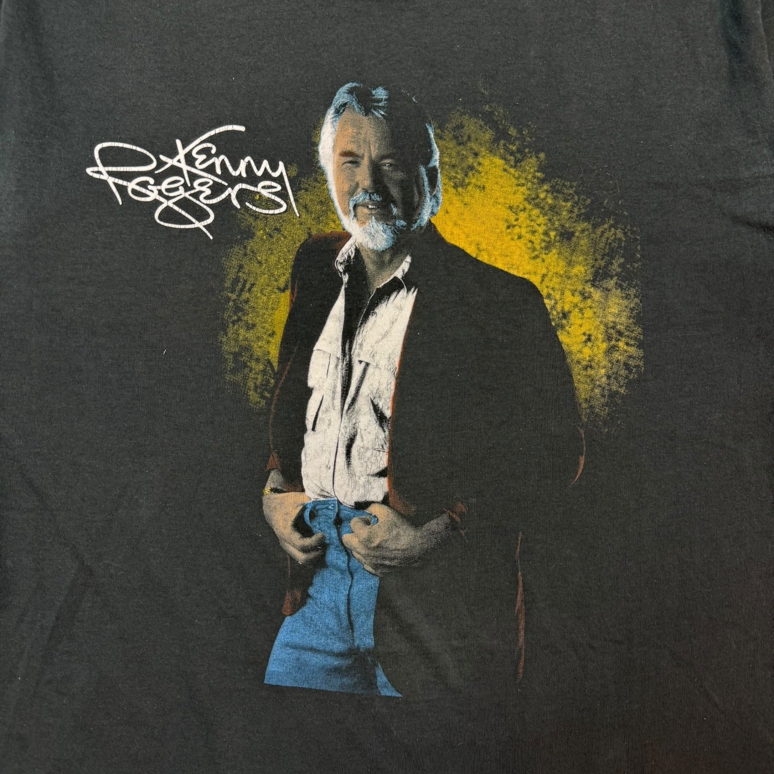 Vintage Kenny Rogers Tee Black