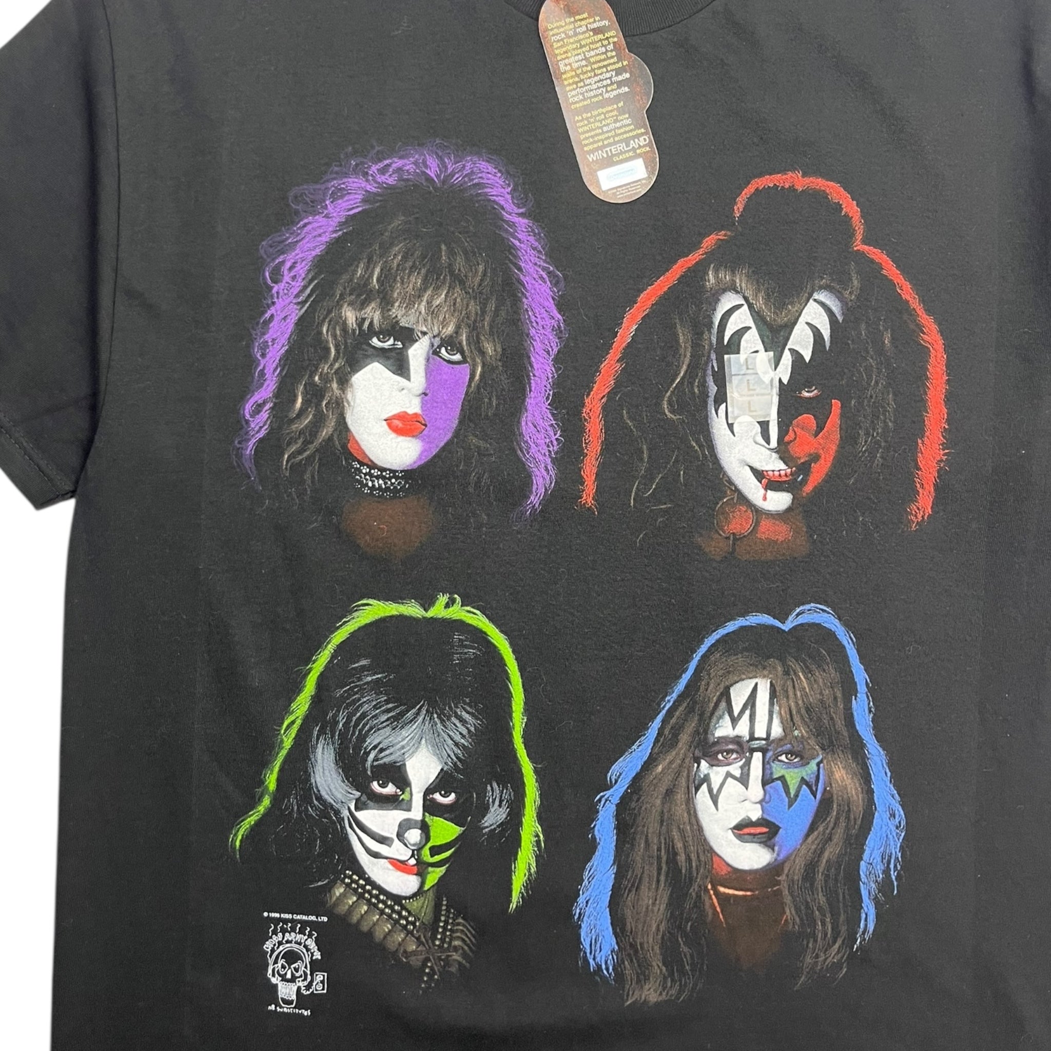 Vintage Kiss 4 Faces T-Shirt