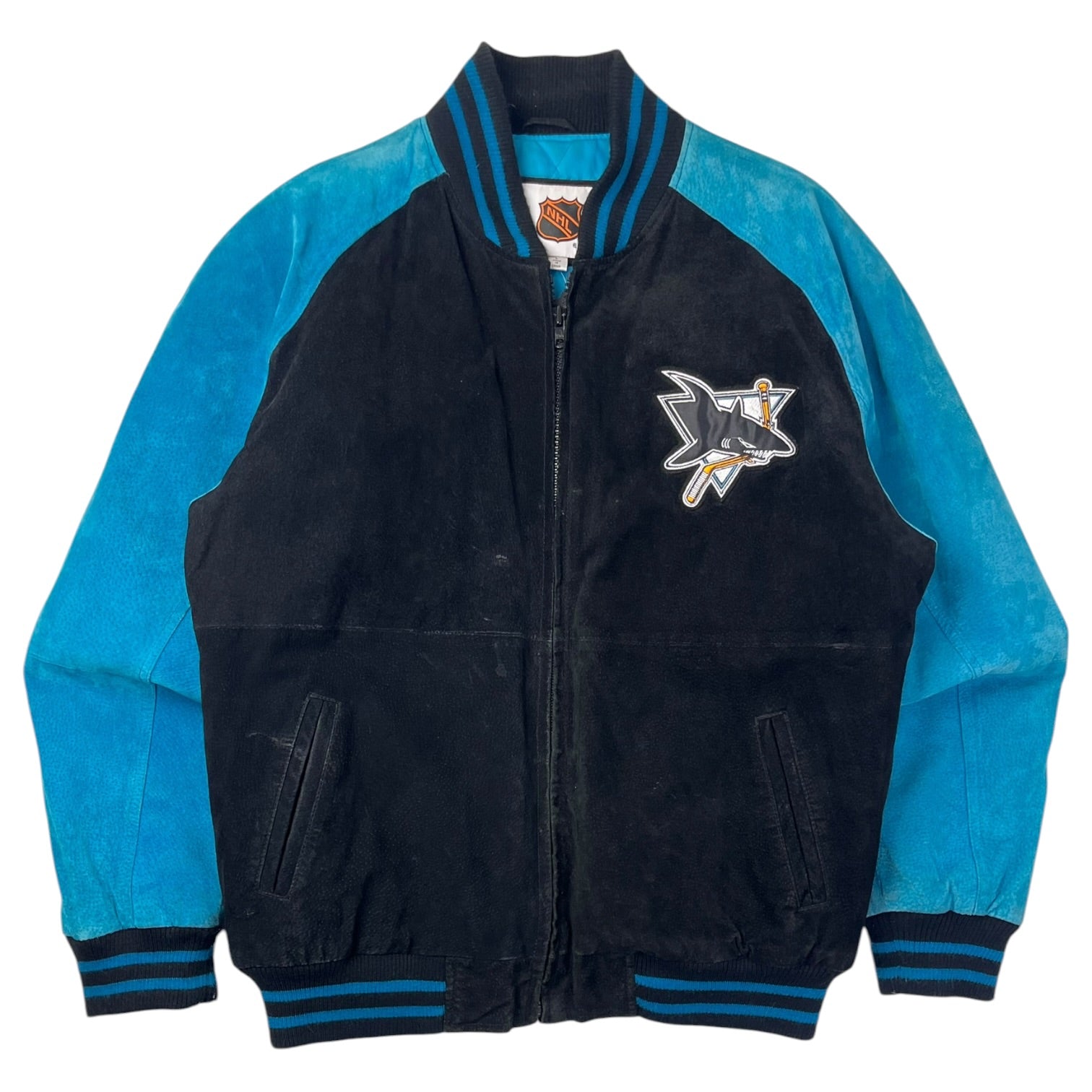 Vintage San Jose Sharks NHL Suede Jacket