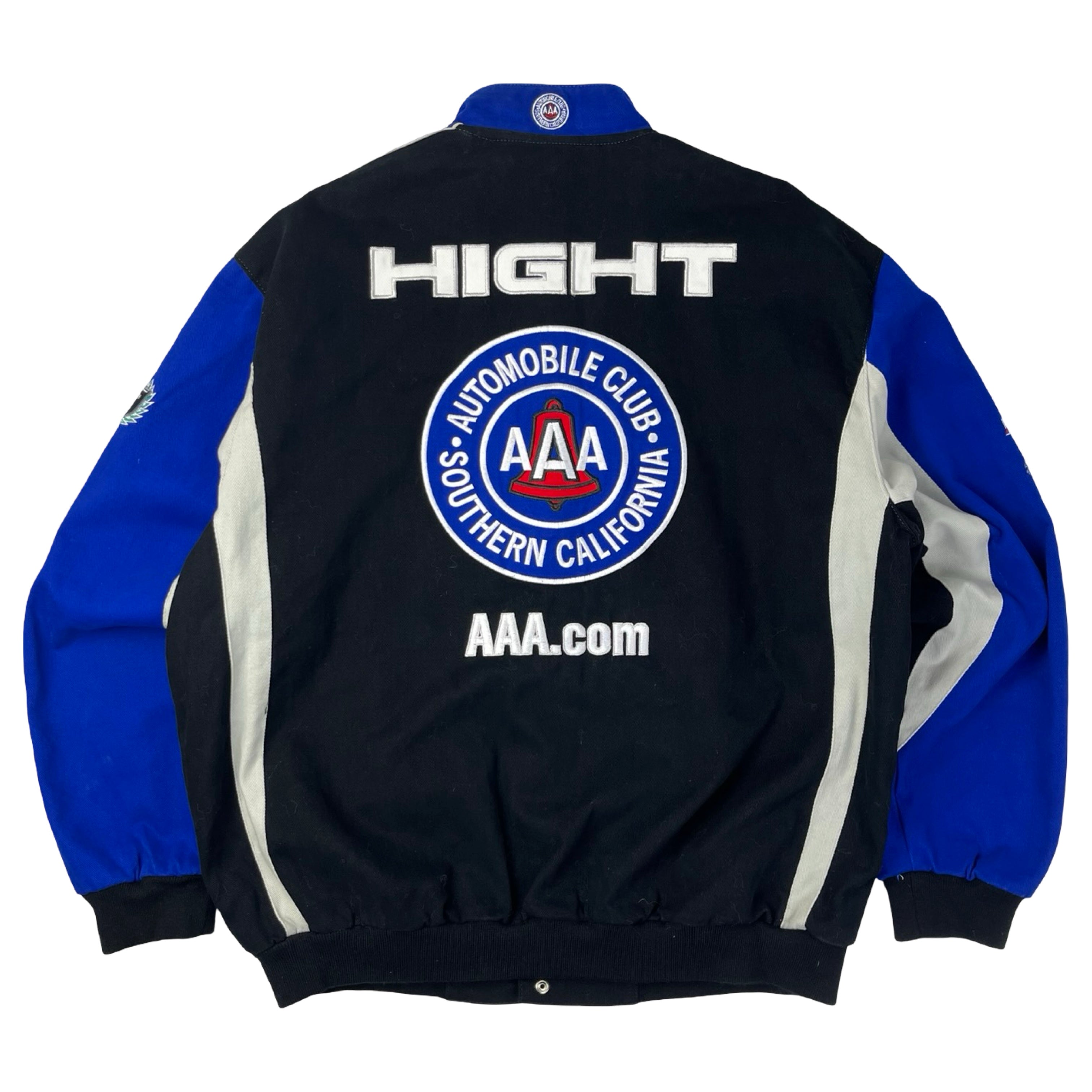 Vintage AAA Auto Club NASCAR Jacket Black/Blue