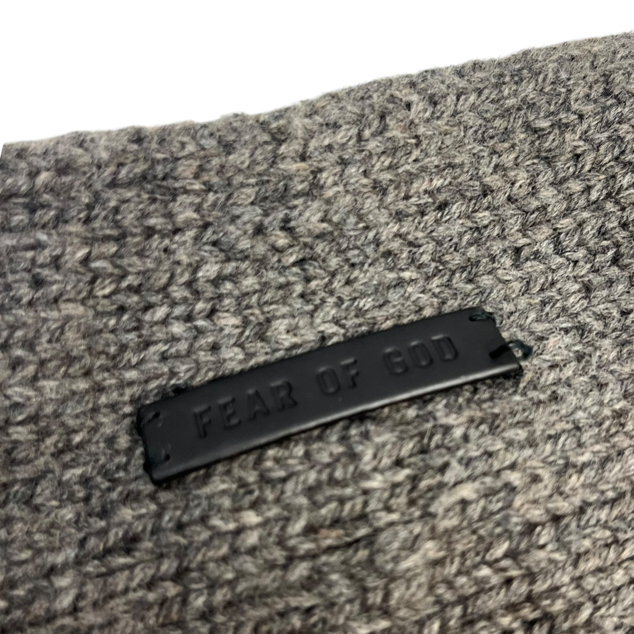 Fear of God Seventh Collection Knit Hoodie Dark Grey