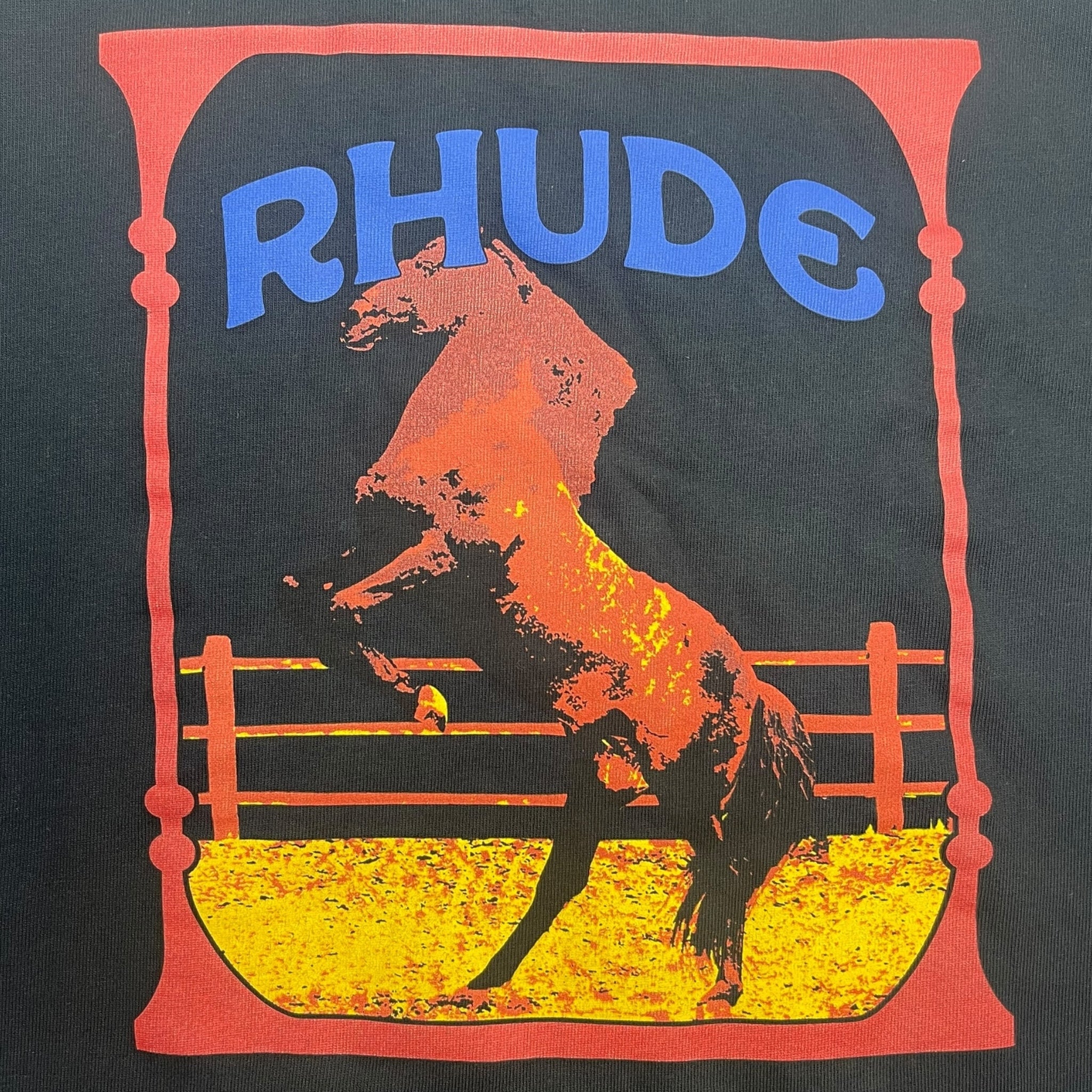 Rhude Black Cadre T-Shirt