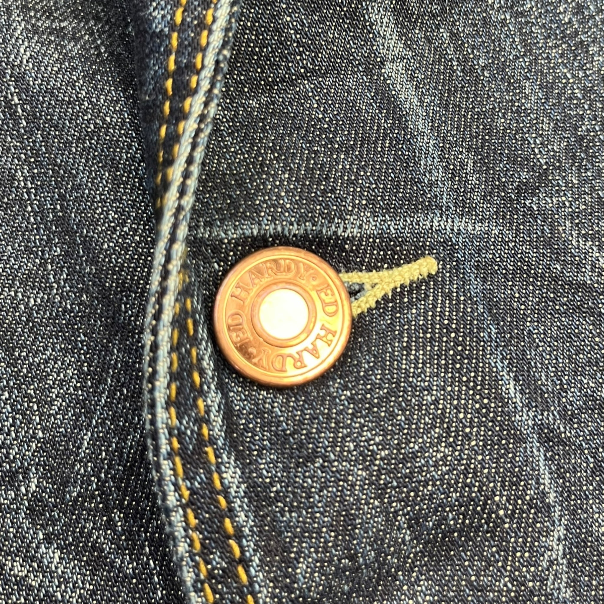 Vintage Y2K Ed Hardy Denim Blazer Jacket
