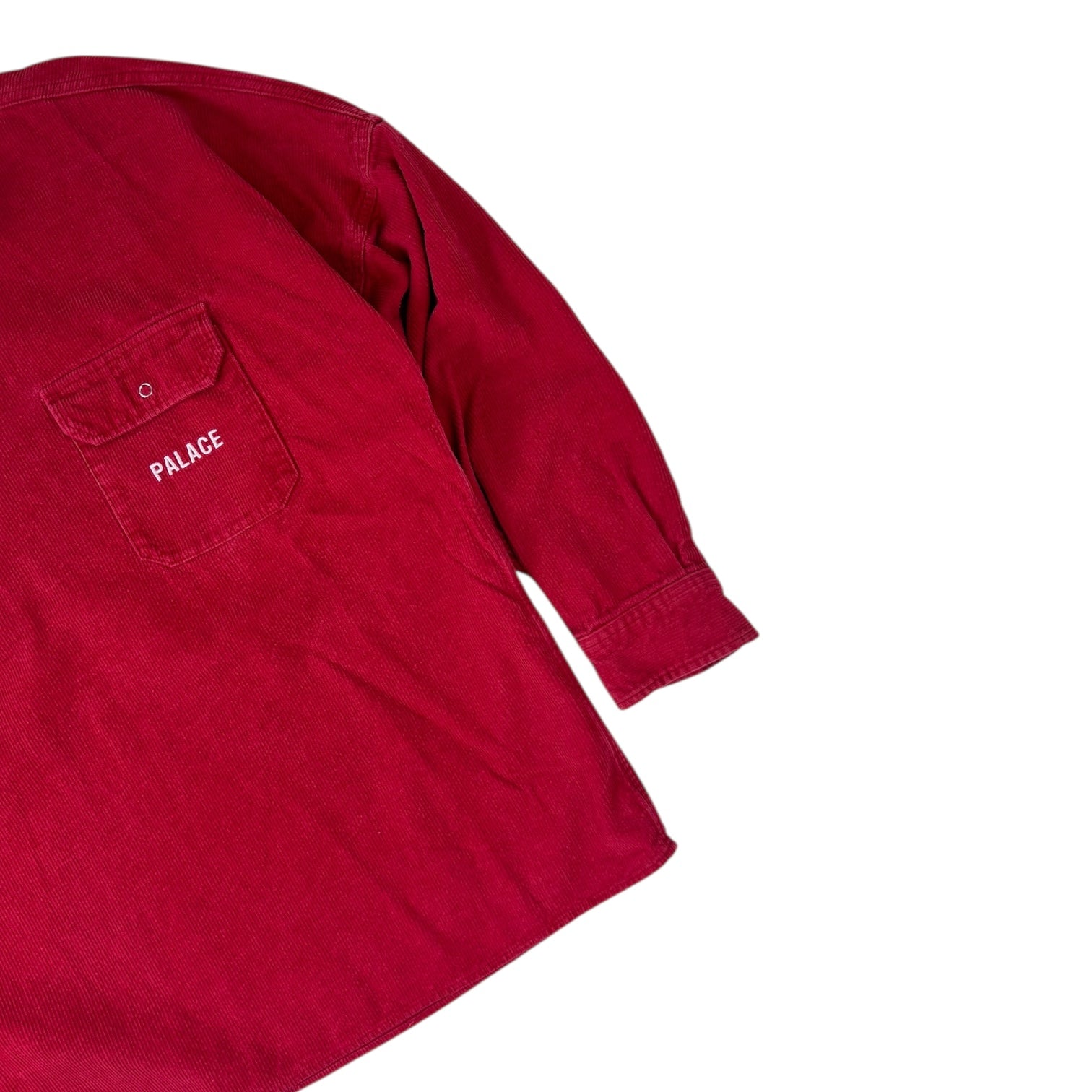 Palace Roy Corduroy 1/4 Zip Red