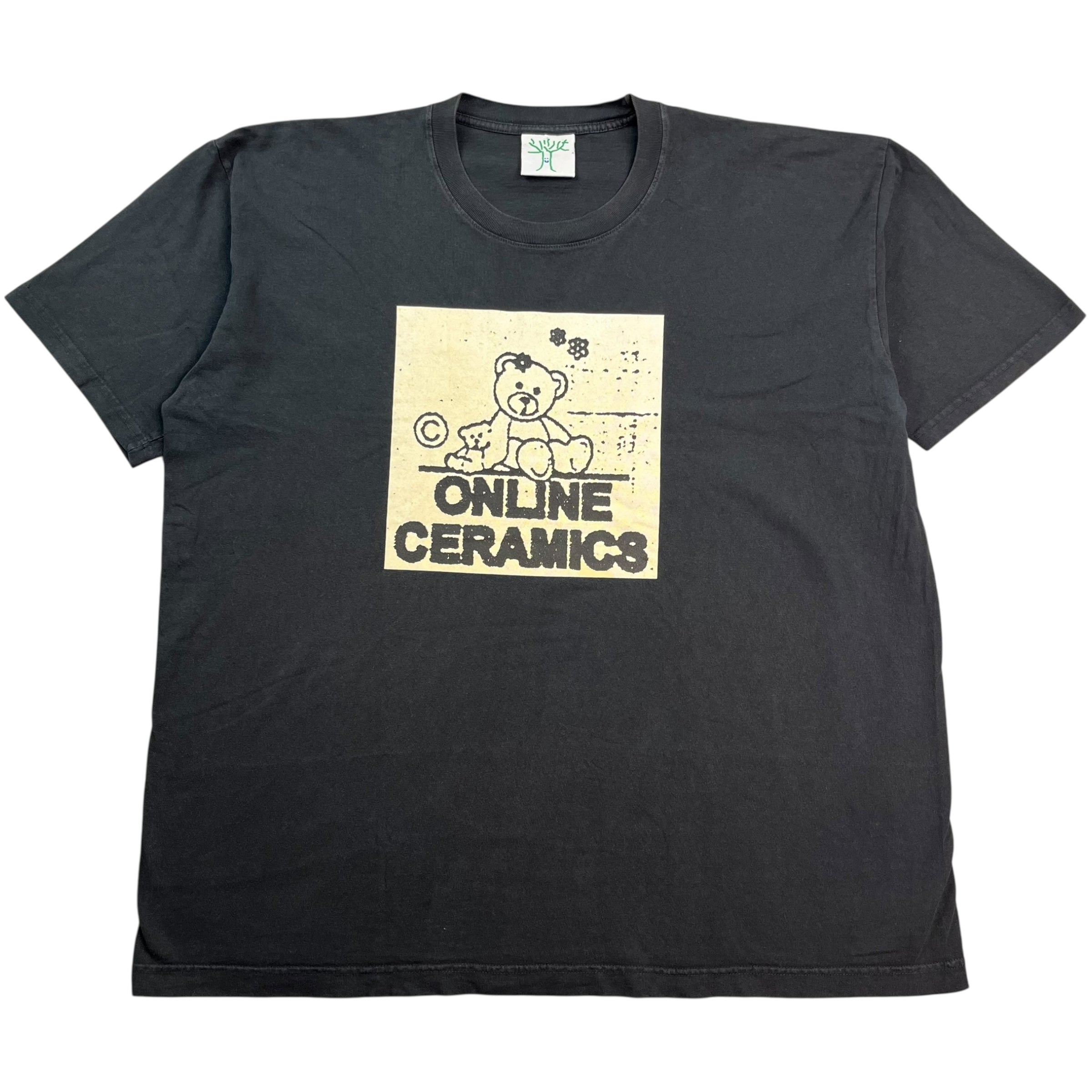 Online Ceramics Bear Logo Tee Black