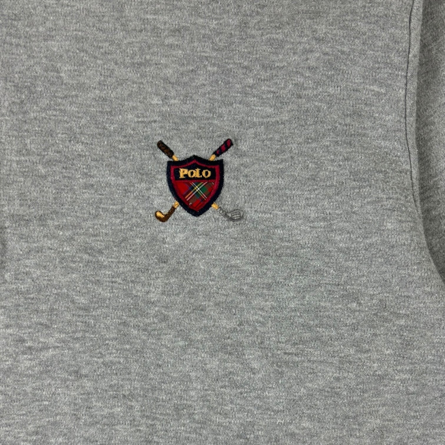 Vintage Polo Golf Long Sleeve T-Shirt Grey