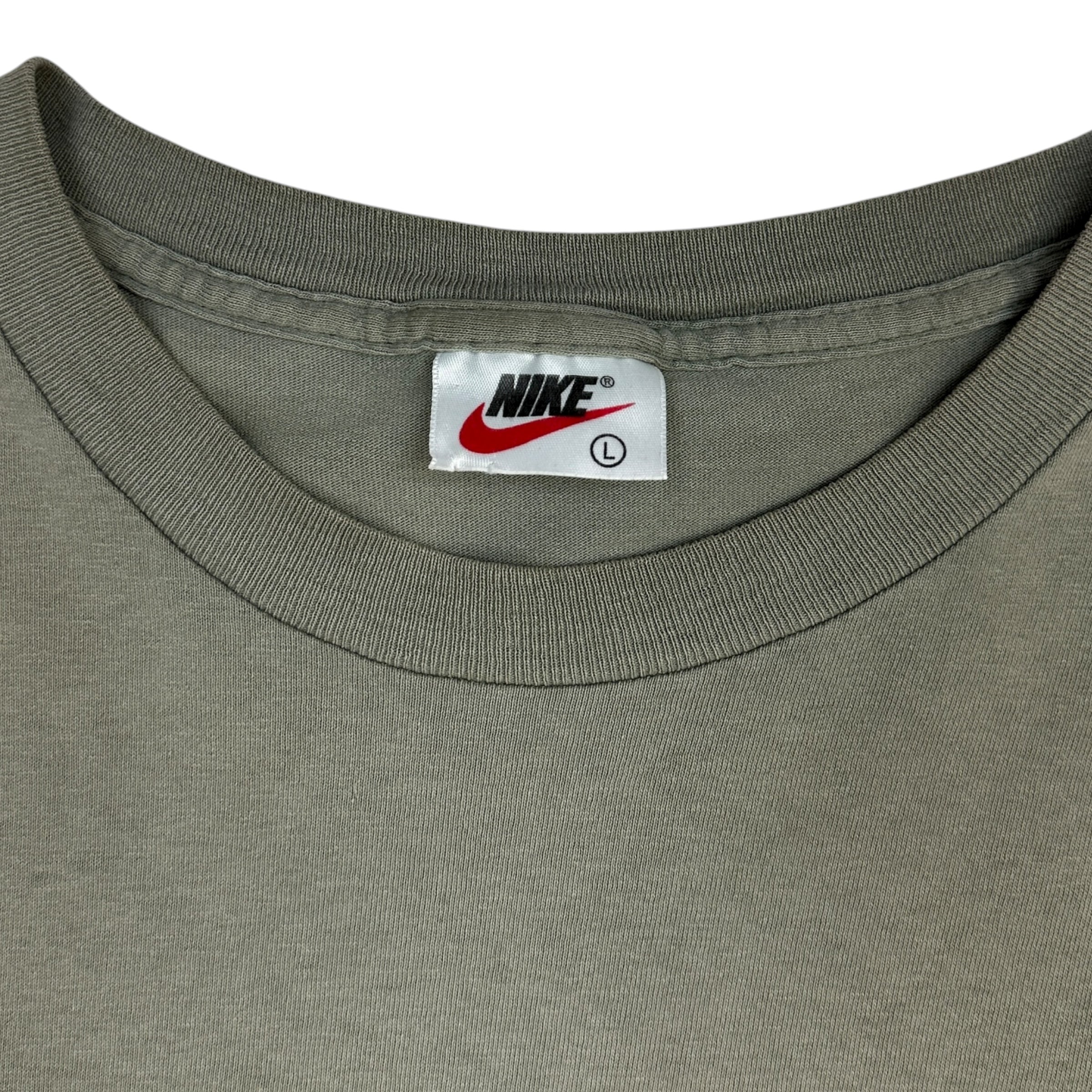 Vintage Nike Big Swoosh Tee Taupe