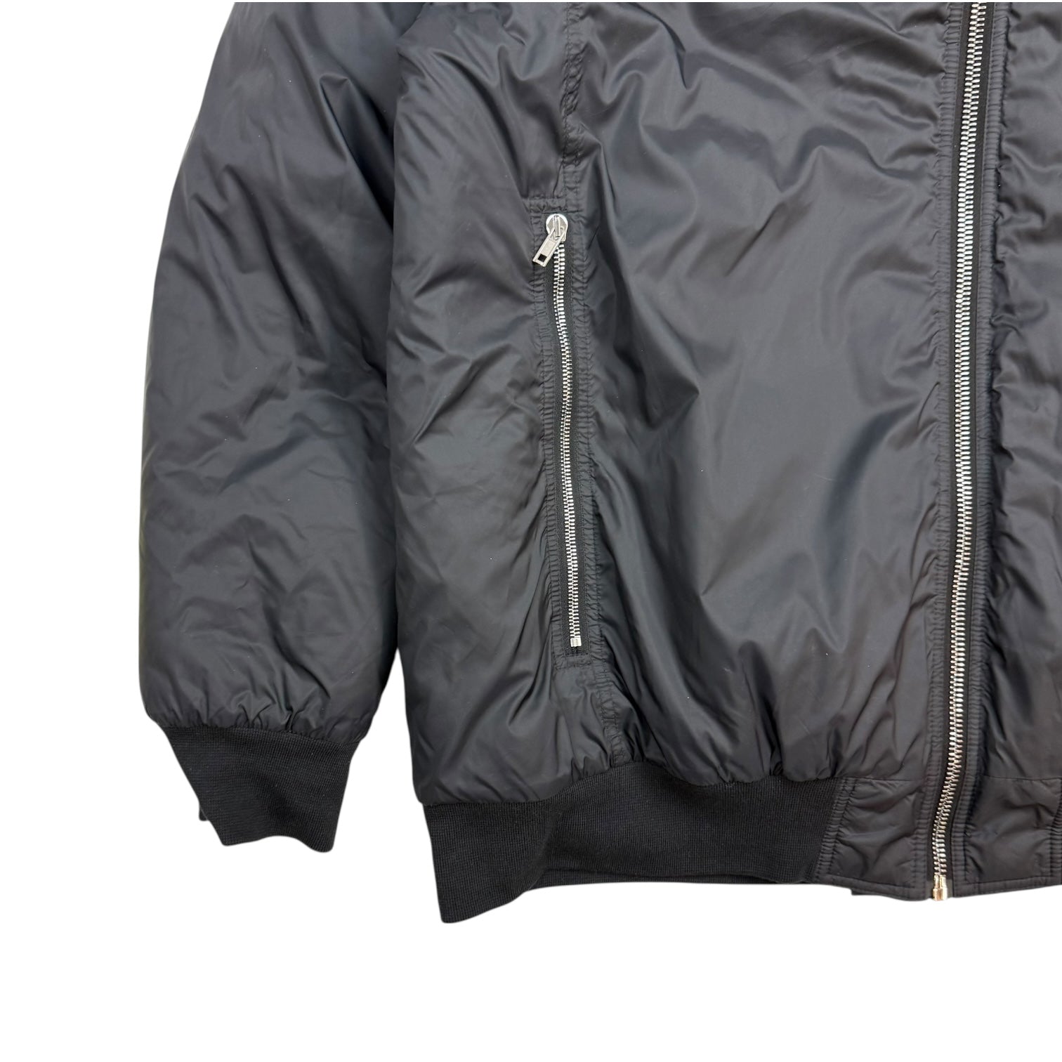 Rick Owens DRKSHDW Nylon Mountain Windbreaker Jacket Black