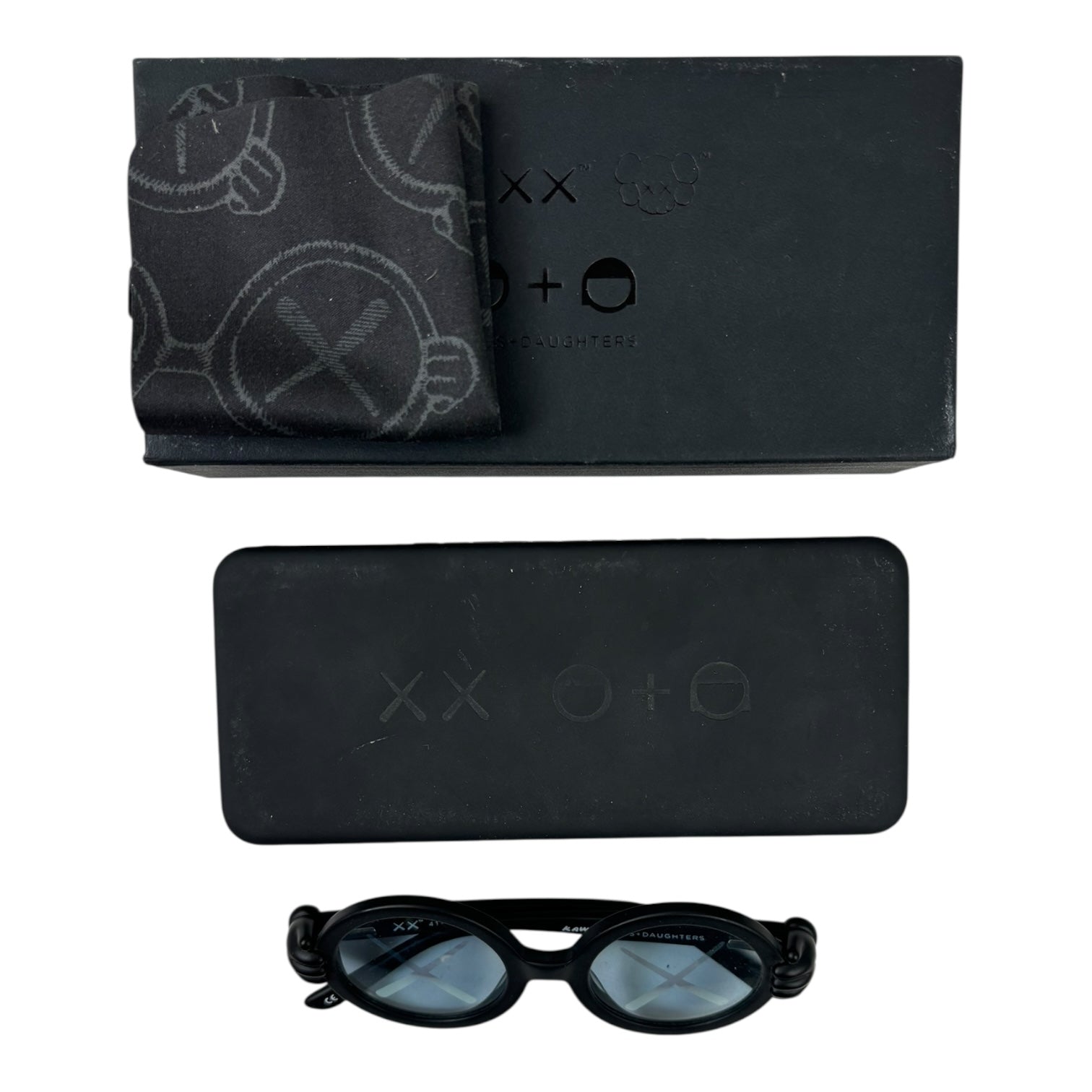 KAWS x Sons + Daughters Youth Sunglasses Black