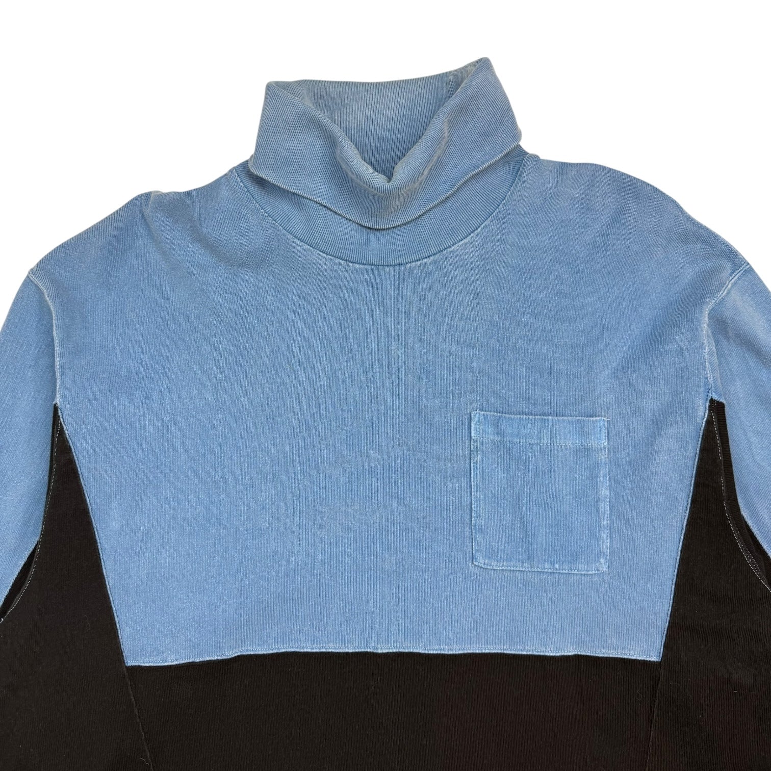 CAV EMPT Overdye Turtle Kneck L/S Tee Blue/Black