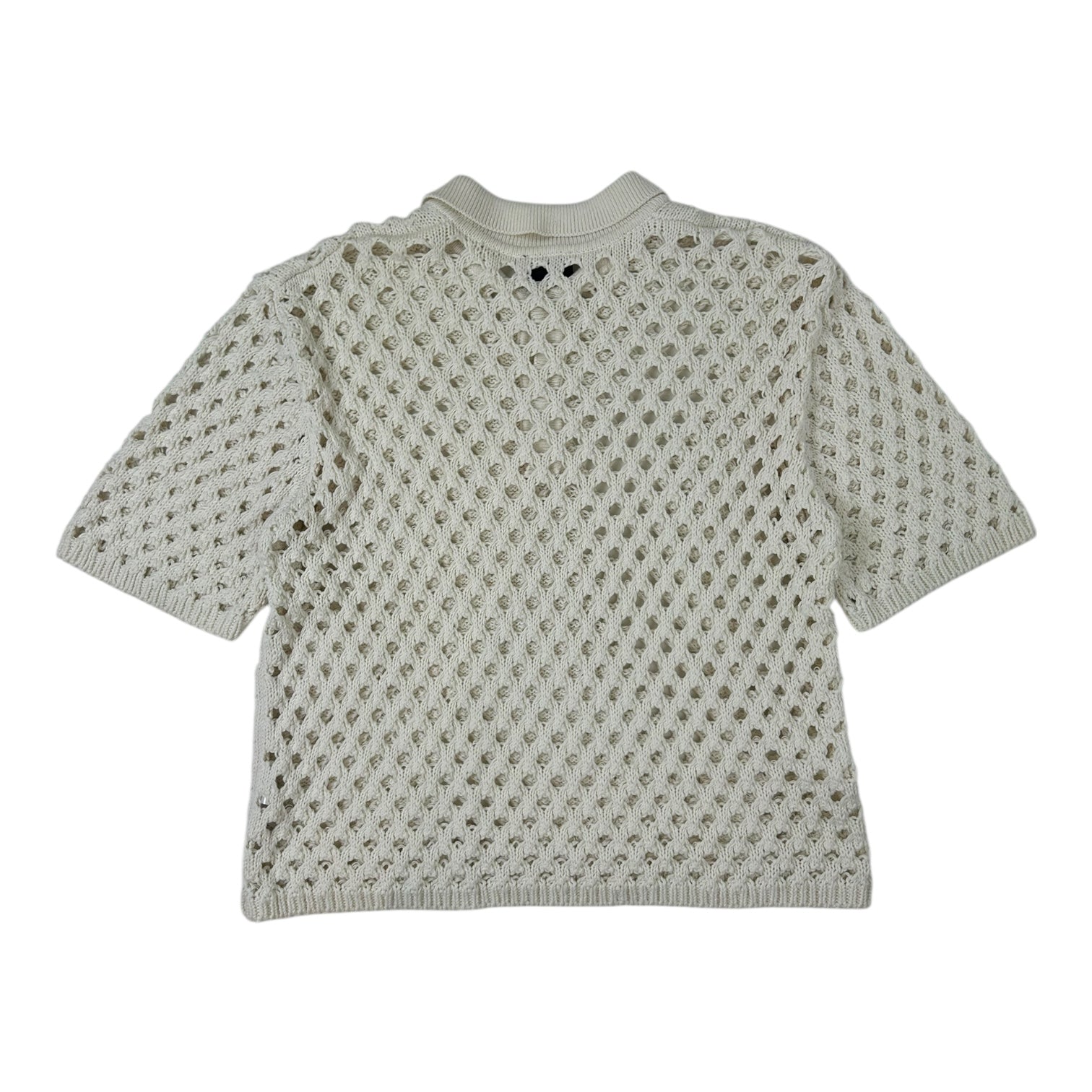 Stüssy Big Mesh Polo Shirt Ivory