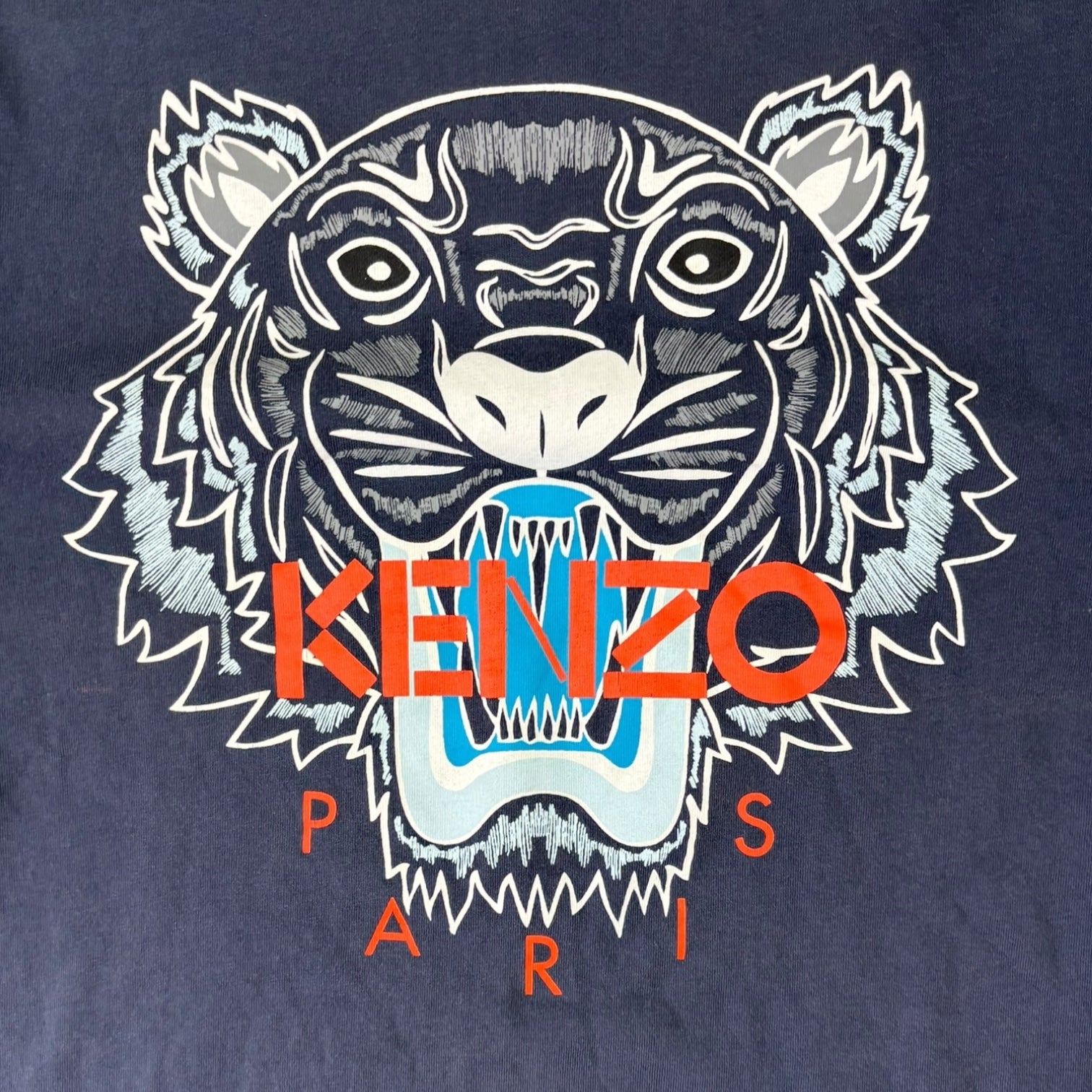 Kenzo Paris Tiger T-Shirt Navy