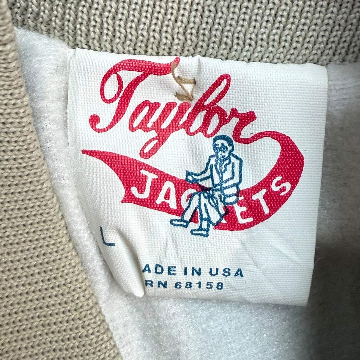 Vintage Desert Storm Bomber Jacket Tan