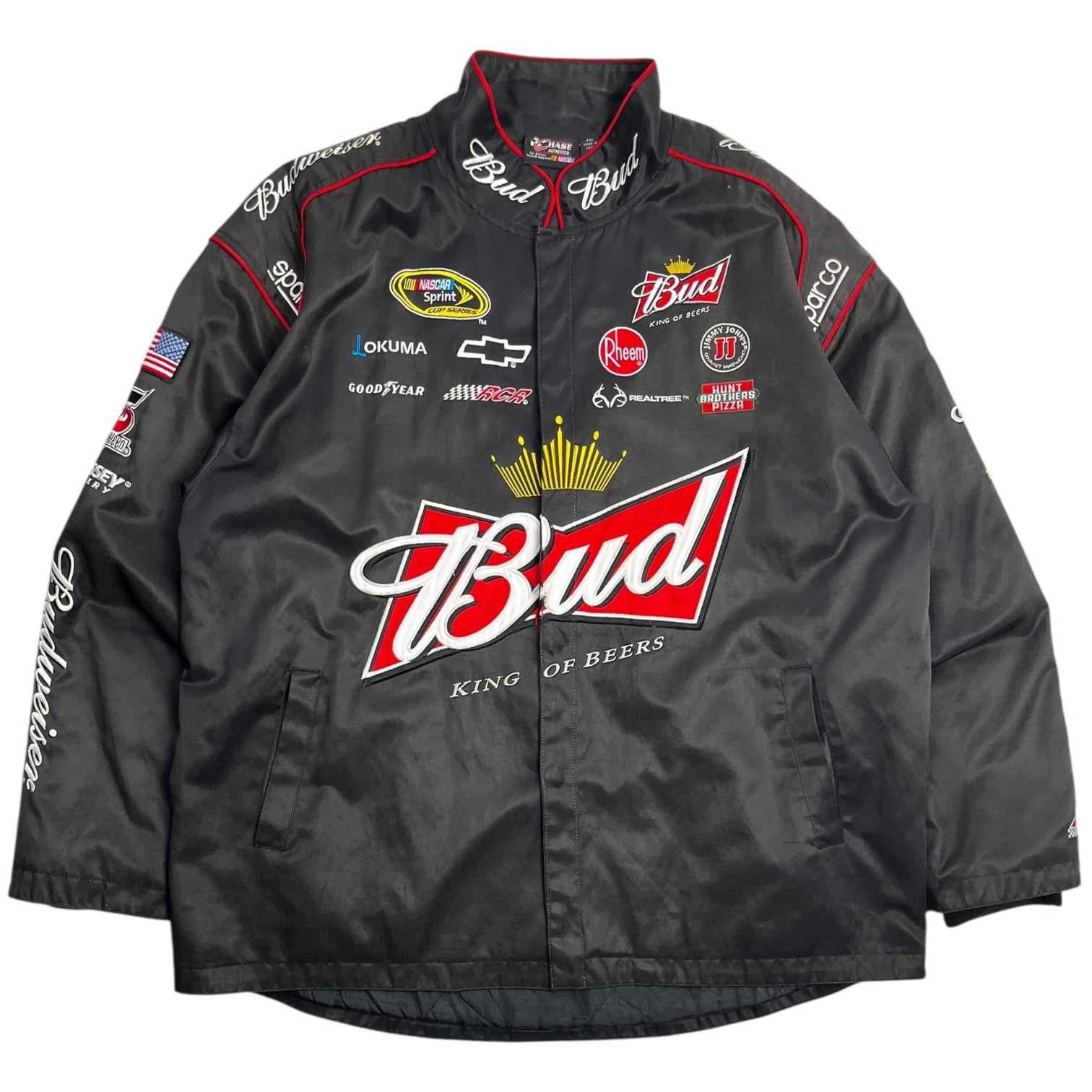 Vintage CHASE Budweiser NASCAR Racing Jacket