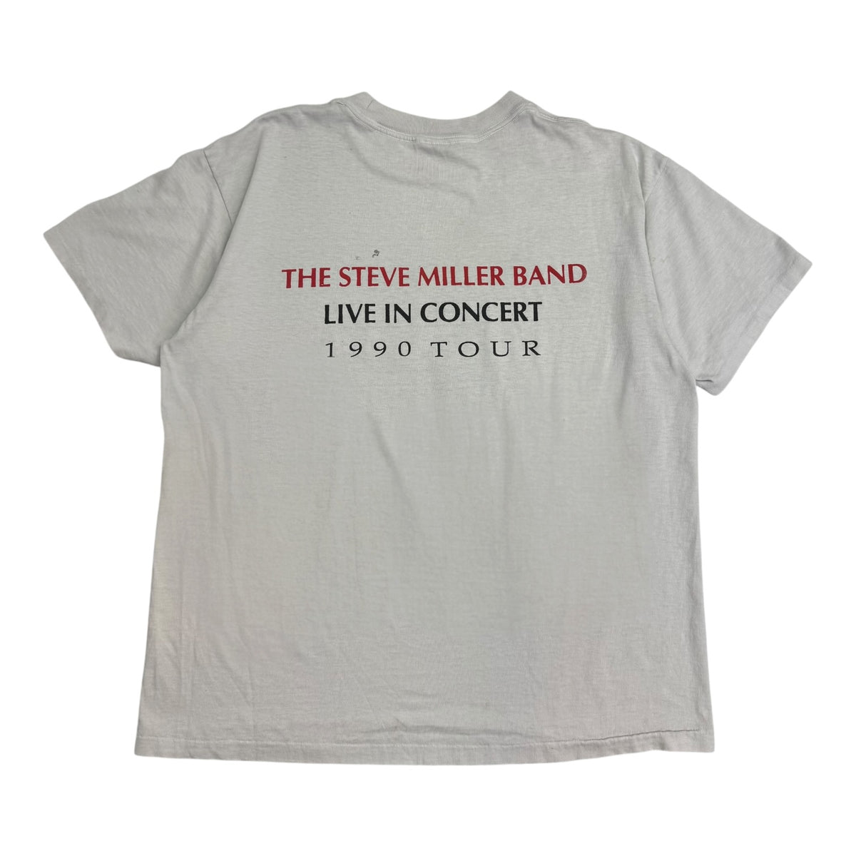 1990 The Steve Miller Tour Tee White