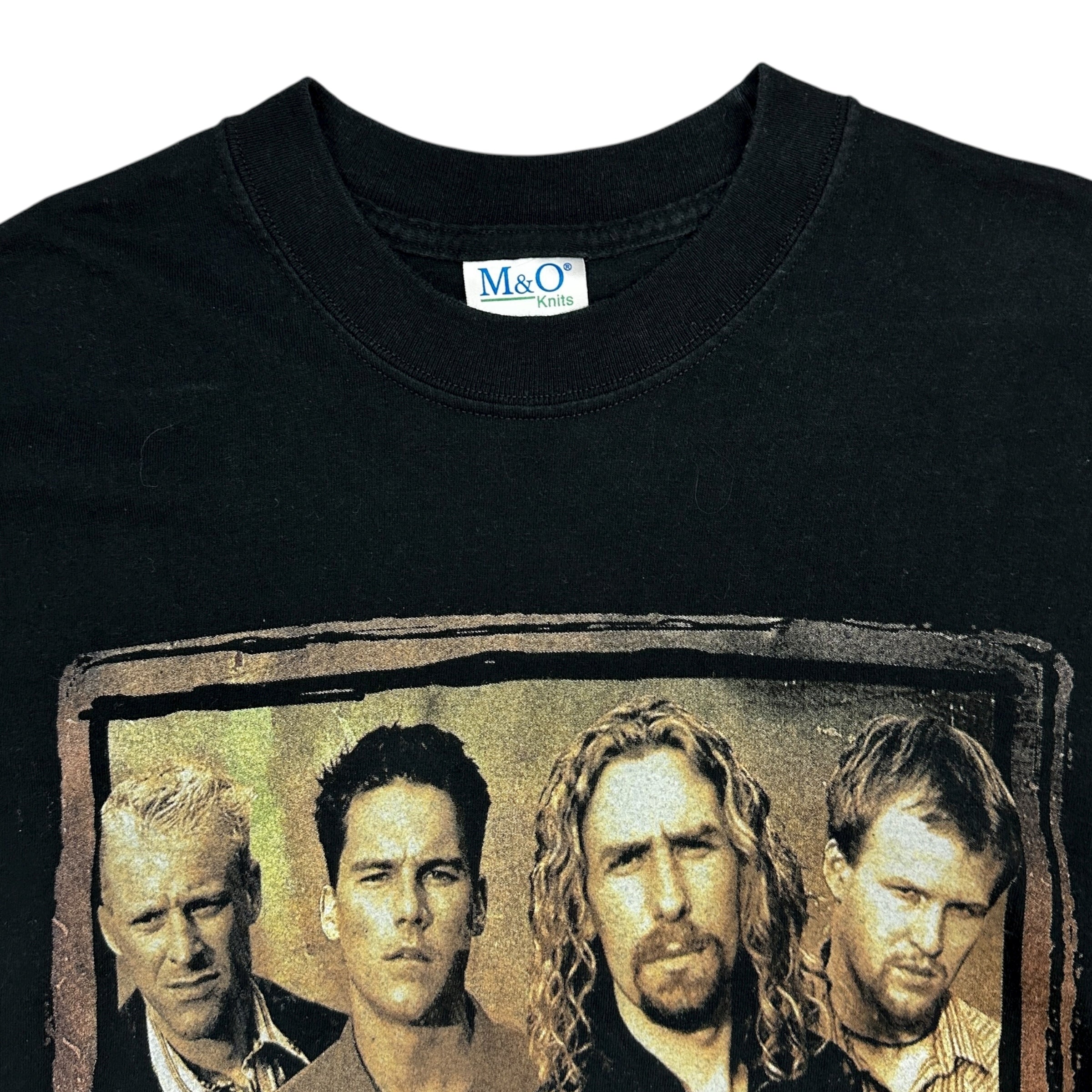 2001 Nickelback Silver Side Up Tour Tee Black