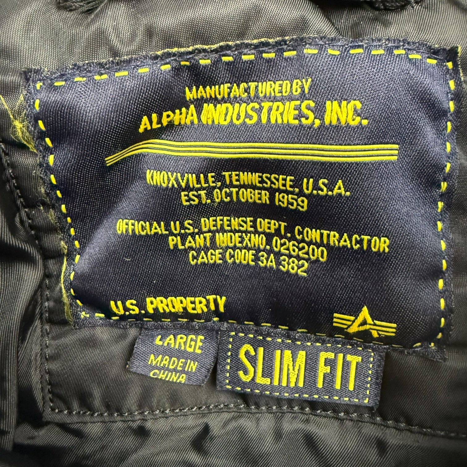 Alpha Industries Bomber Jacket Black