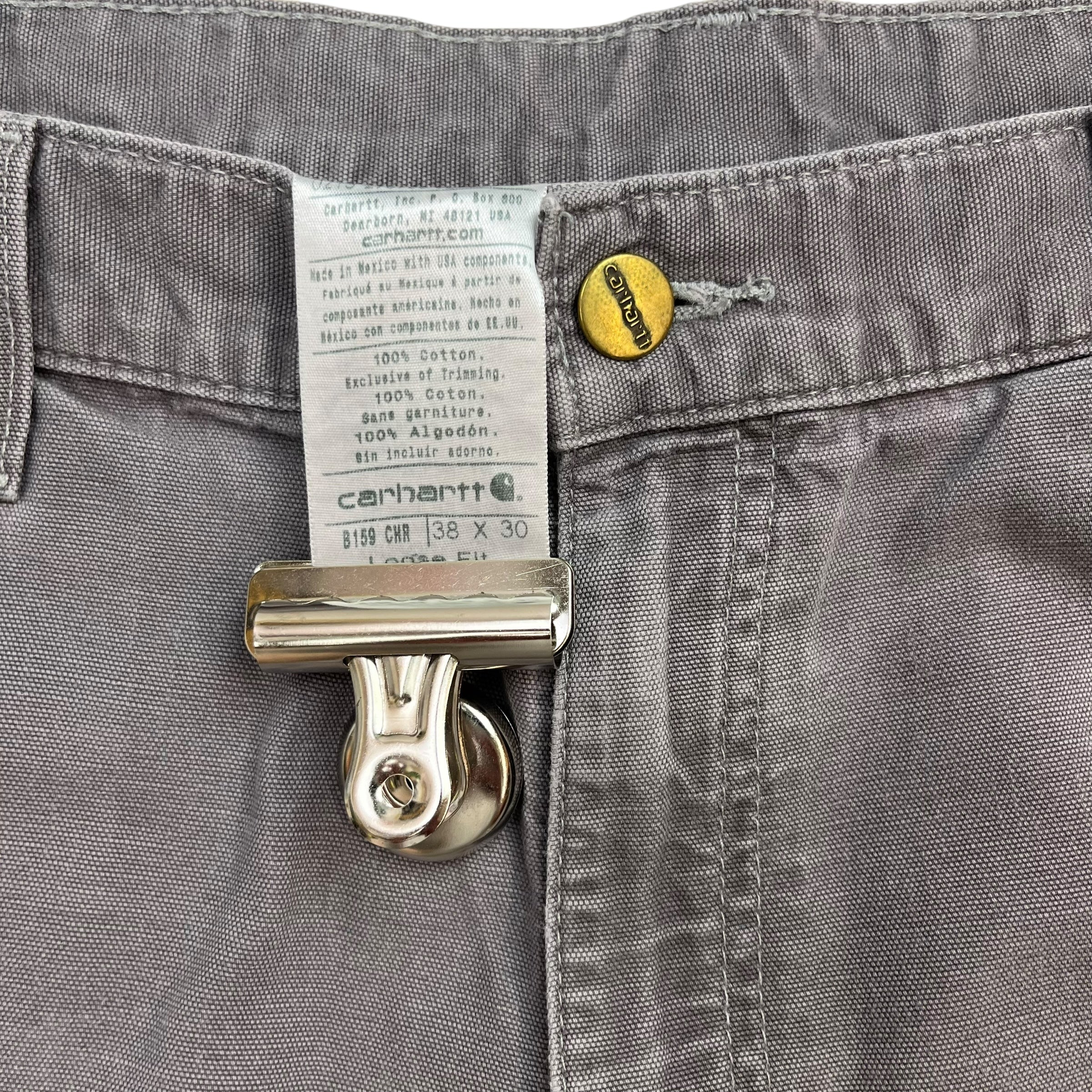 Vintage Carhartt Dungaree Pants Light Grey