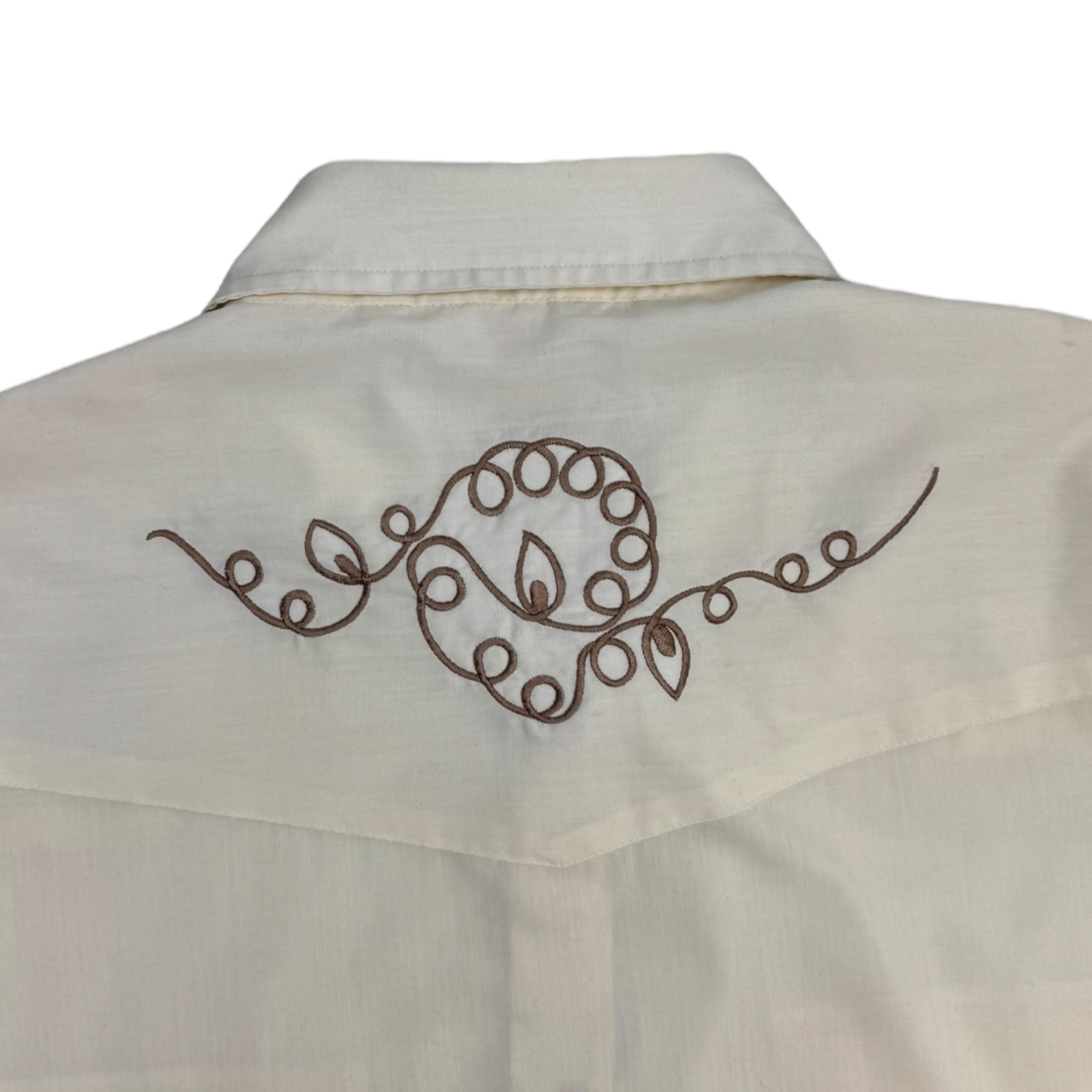 Vintage 70s Bar-B Pearl Snap Button Up