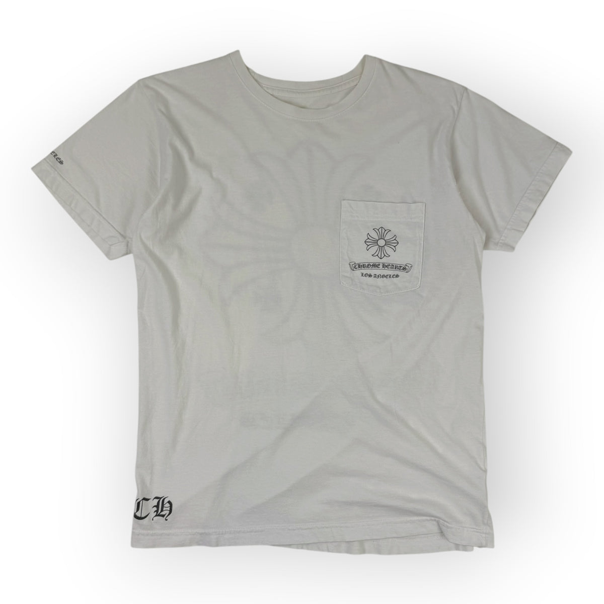 Chrome Hearts Los Angeles Exclusive Plus Cross Pocket T-Shirt White