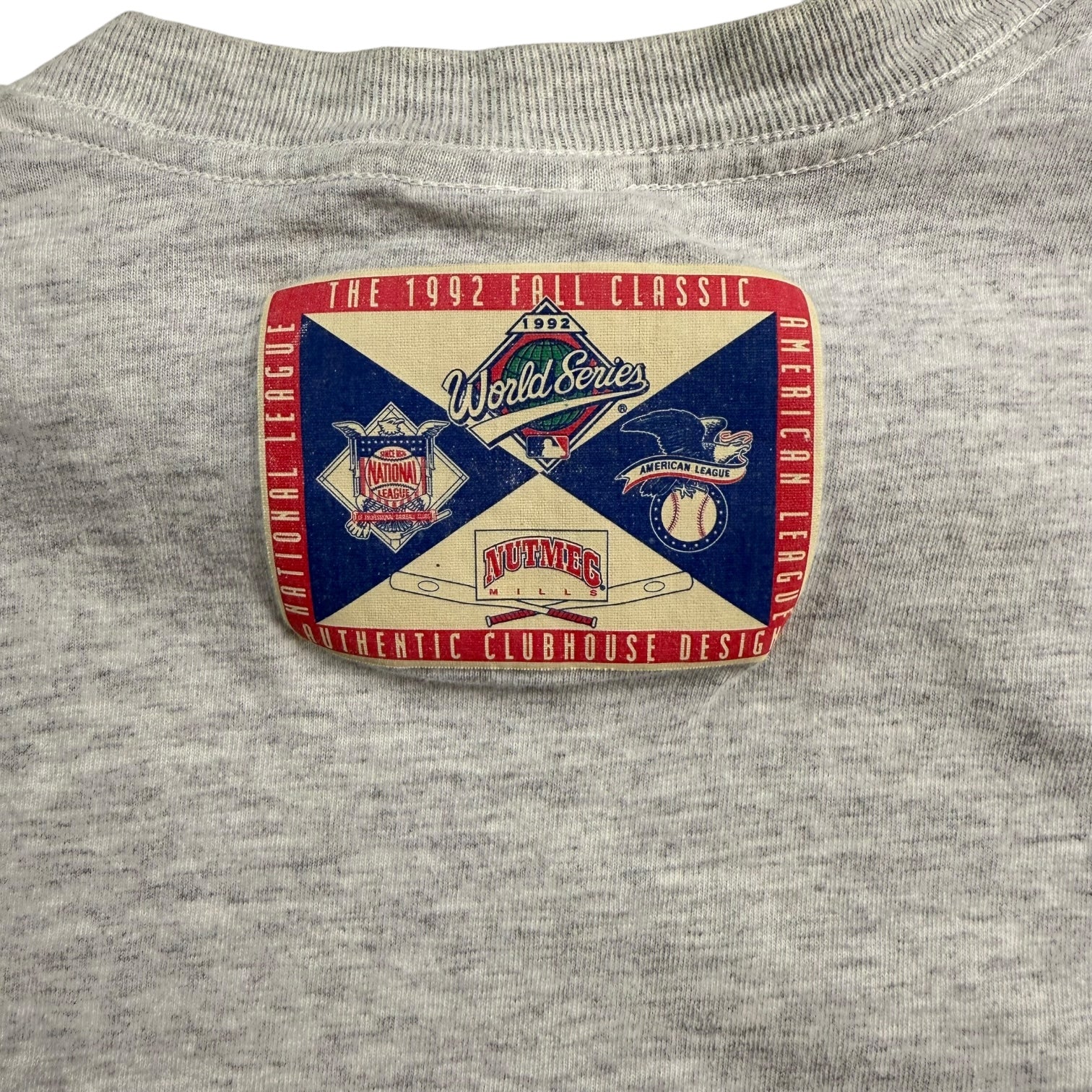 1992 Toronto Blue Jays World Series Champions Tee Grey