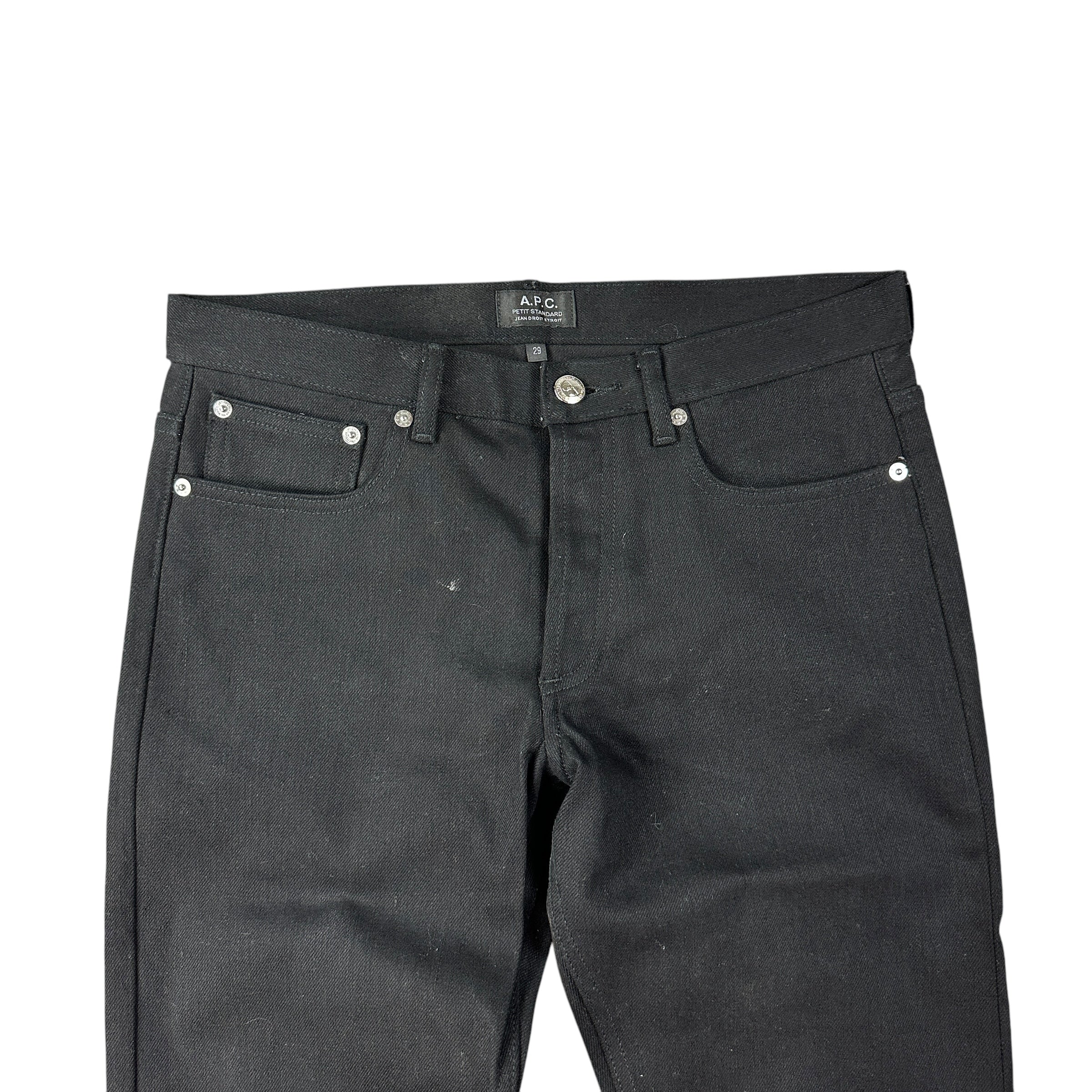 A.P.C Straight Leg Denim Black