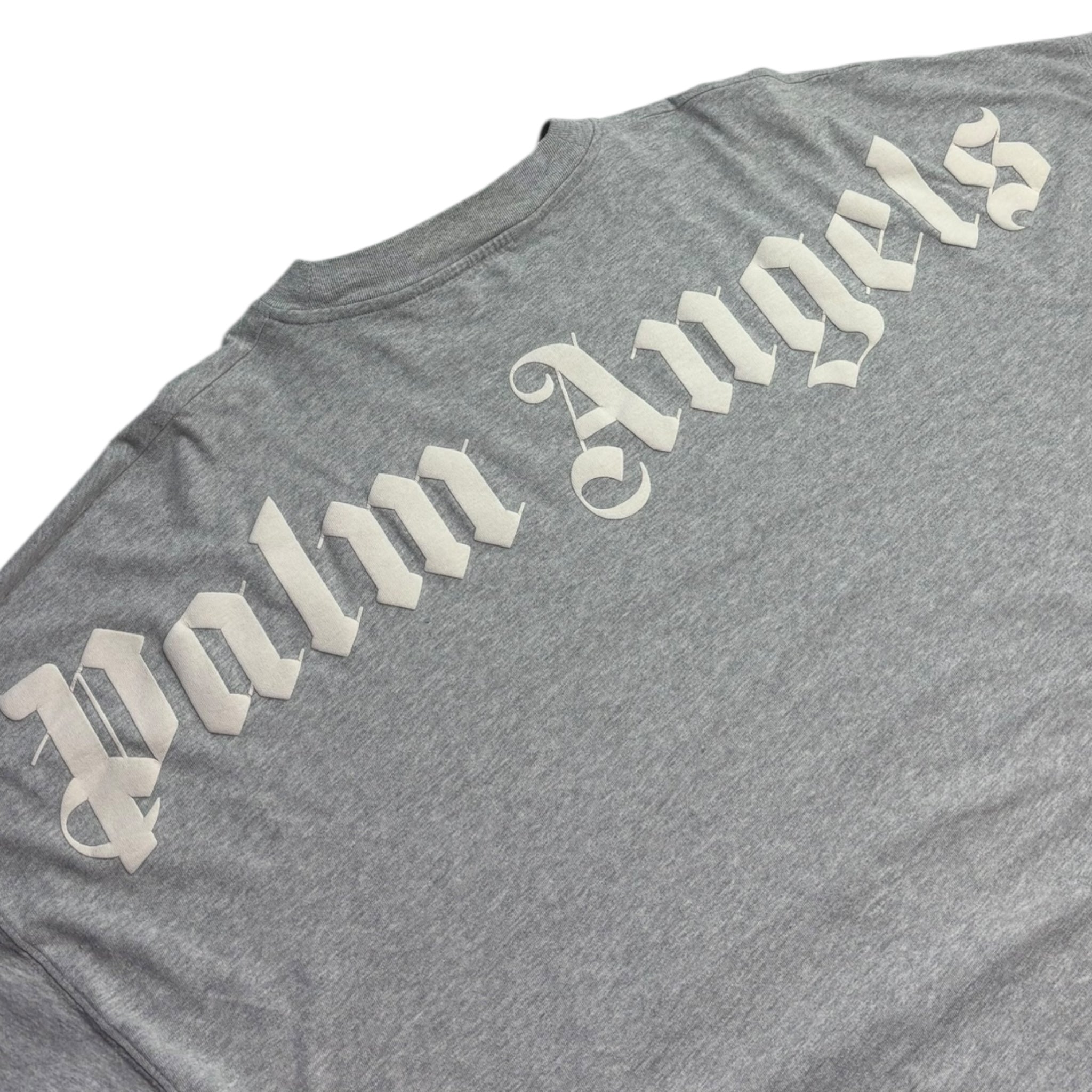 Palm Angels Classic Logo Long Sleeve Shirt Grey