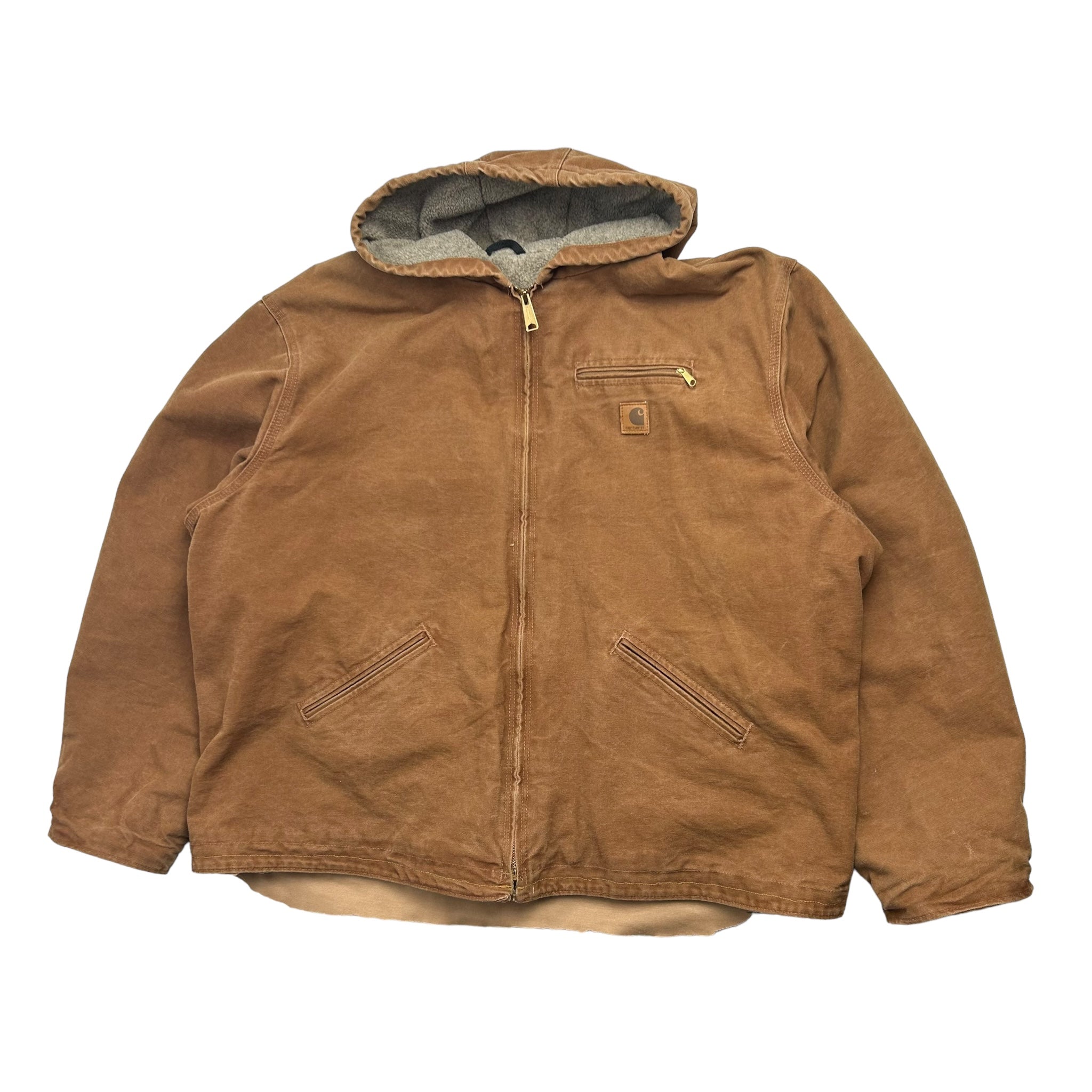 Vintage Carhartt J141 Hooded Jacket Brown